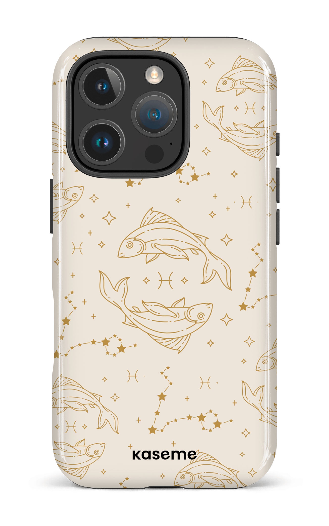 iPhone 16 Pro Impact Case Pisces Beige -