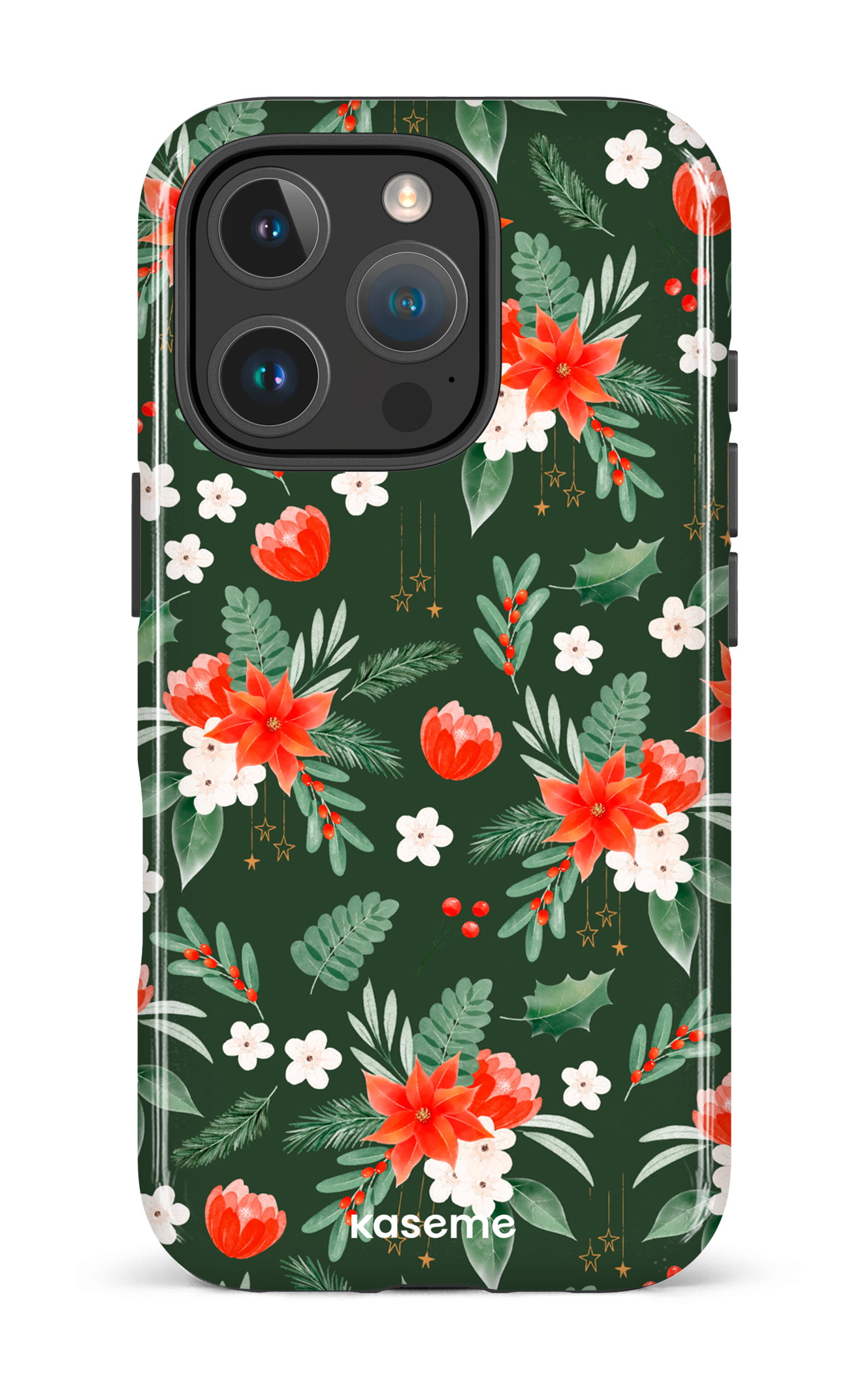 iPhone 16 Pro Impact Case Poinsettia -