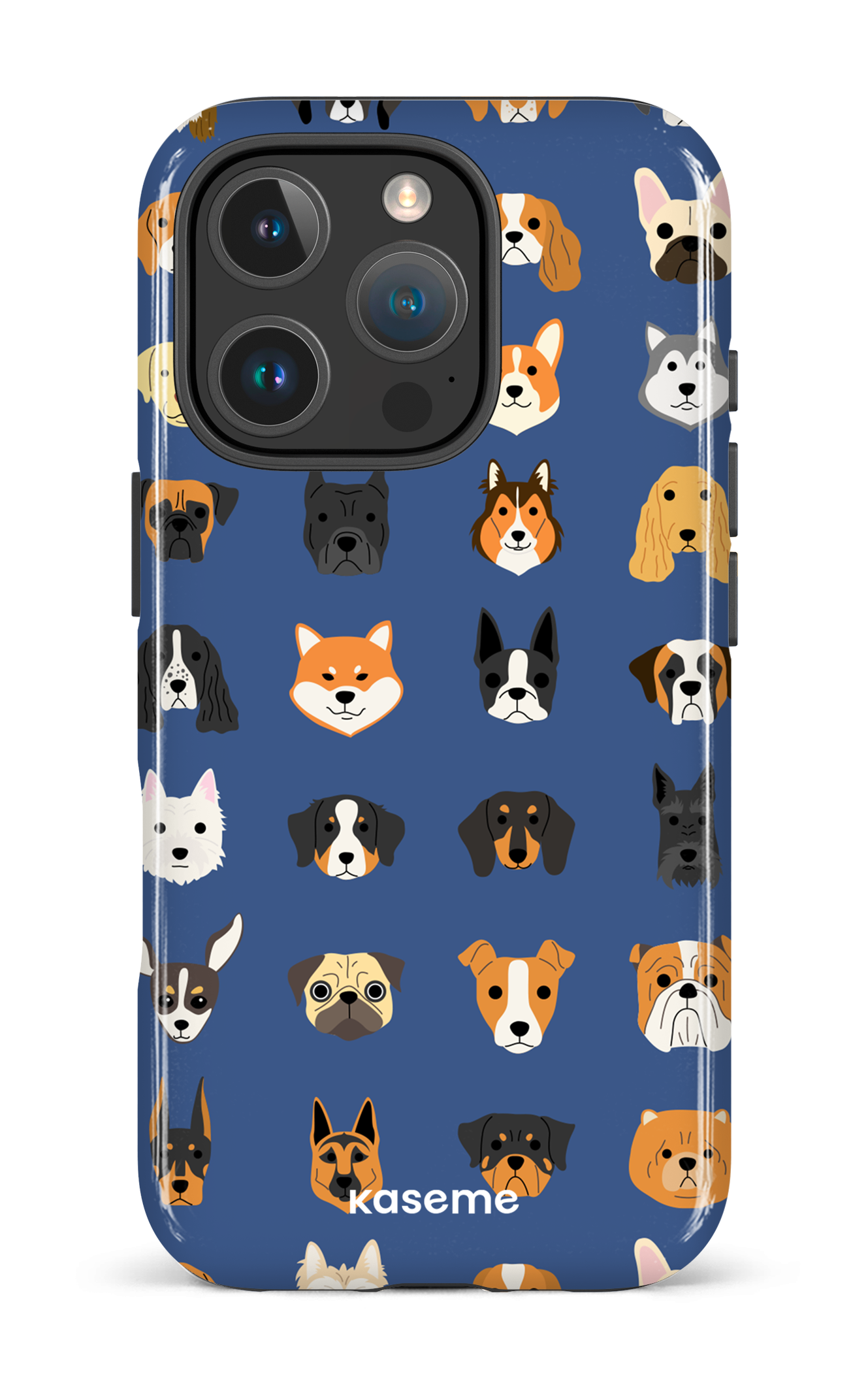 iPhone 16 Pro Impact Case Pup blue -