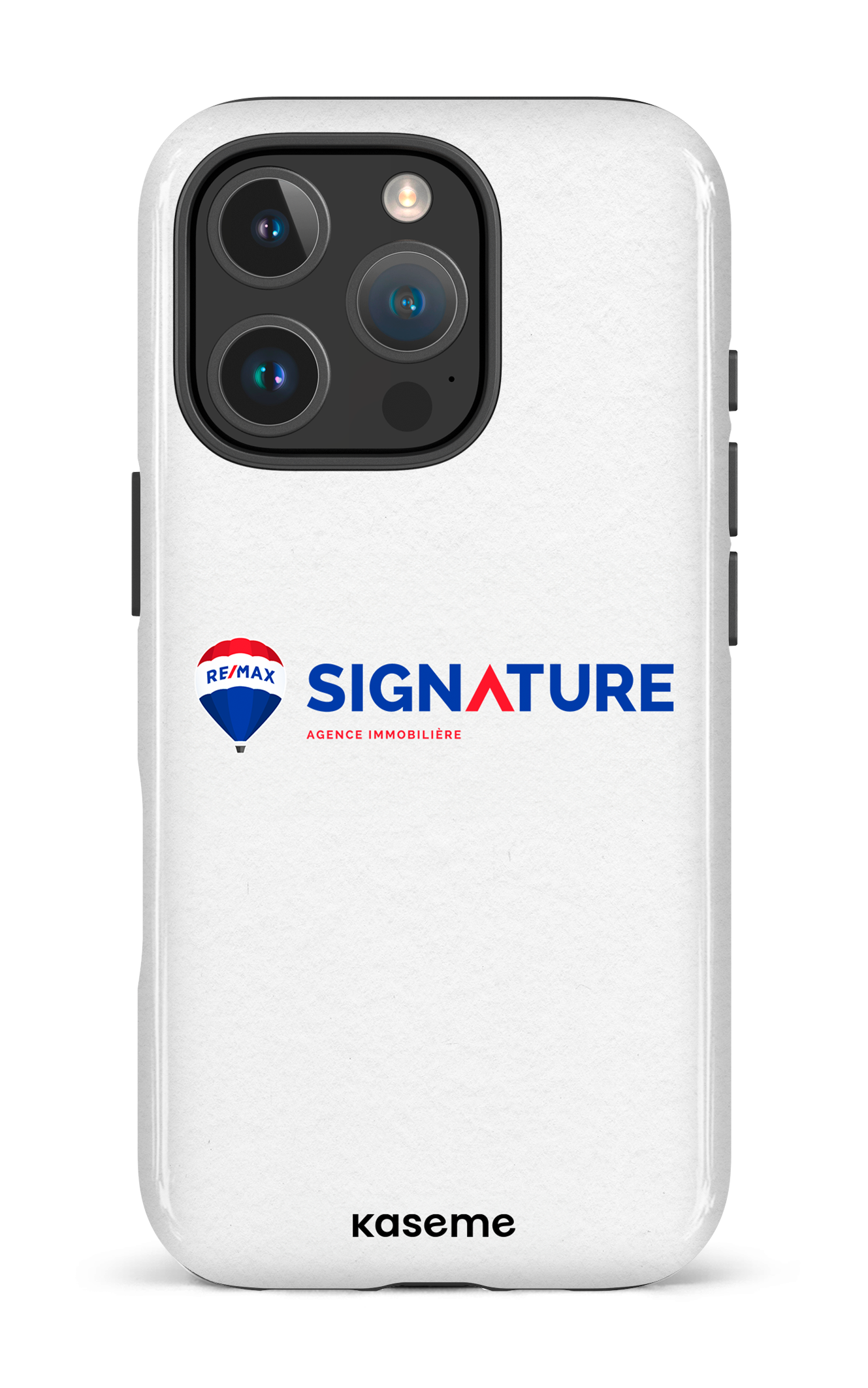 iPhone 16 Pro Impact Case Remax Signature Blanc -