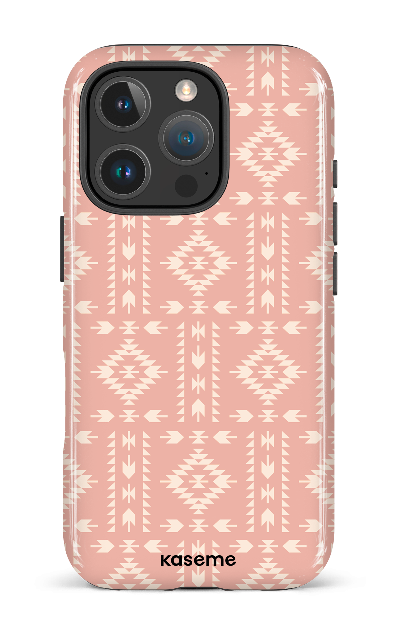 iPhone 16 Pro Impact Case Scandinavian Dusty Pink -