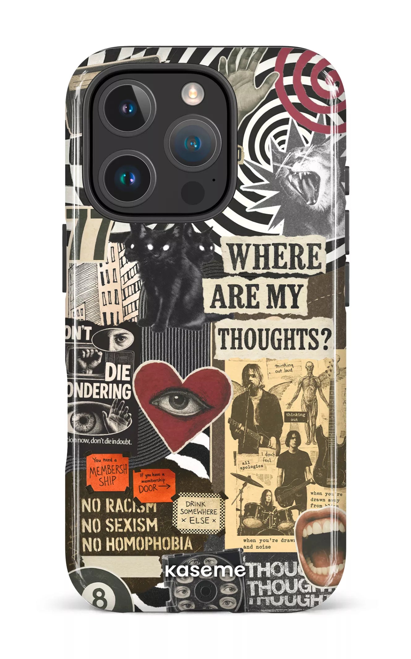 iPhone 16 Pro Impact Case Static Feelings -