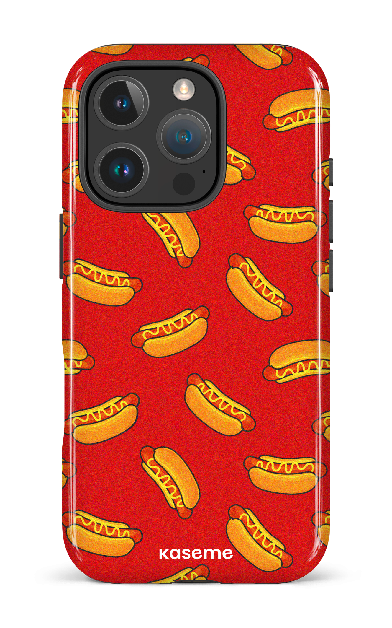 iPhone 16 Pro Impact Case Steam Red -