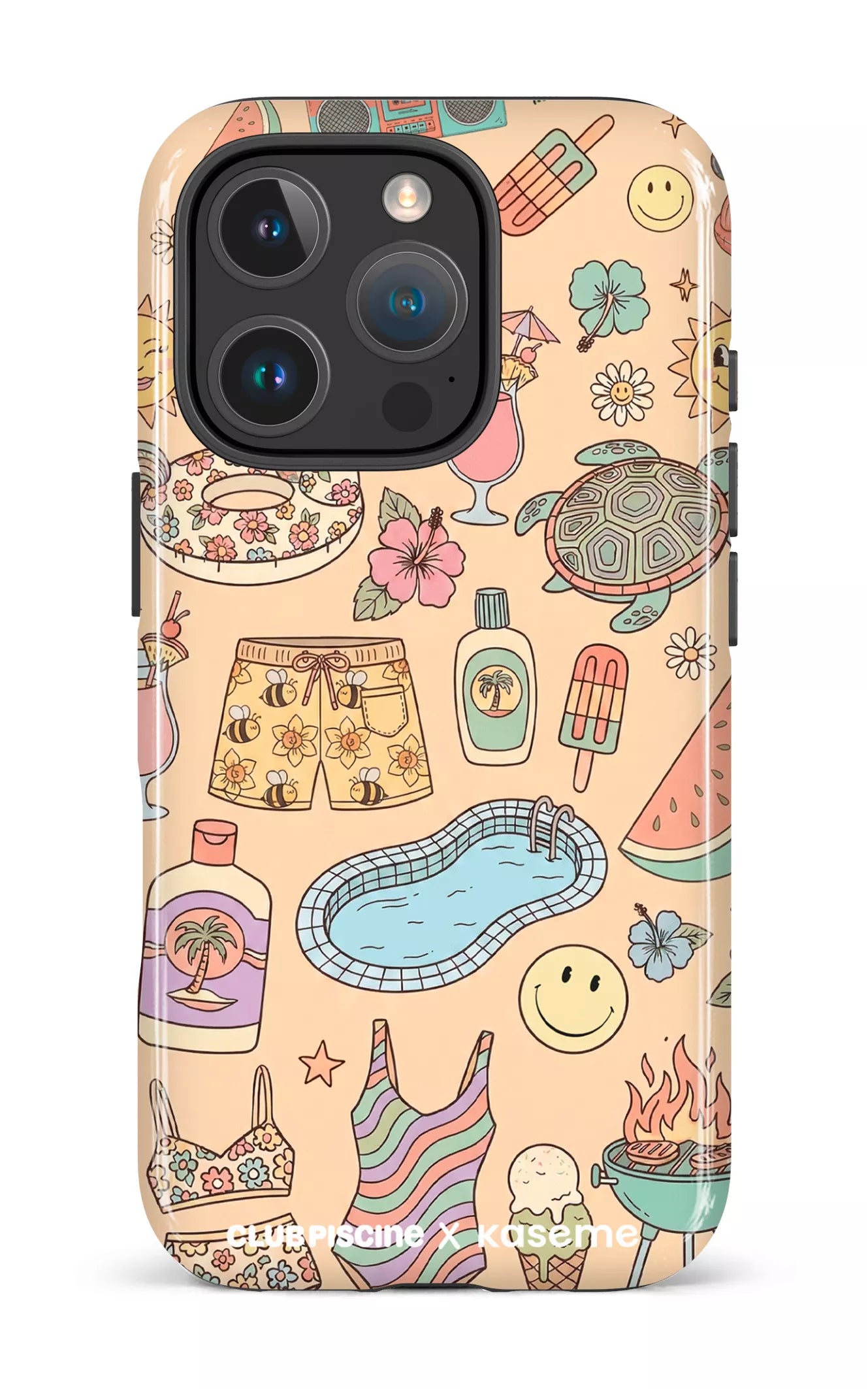 iPhone 16 Pro Impact Case Summer Icon by Club Piscine -