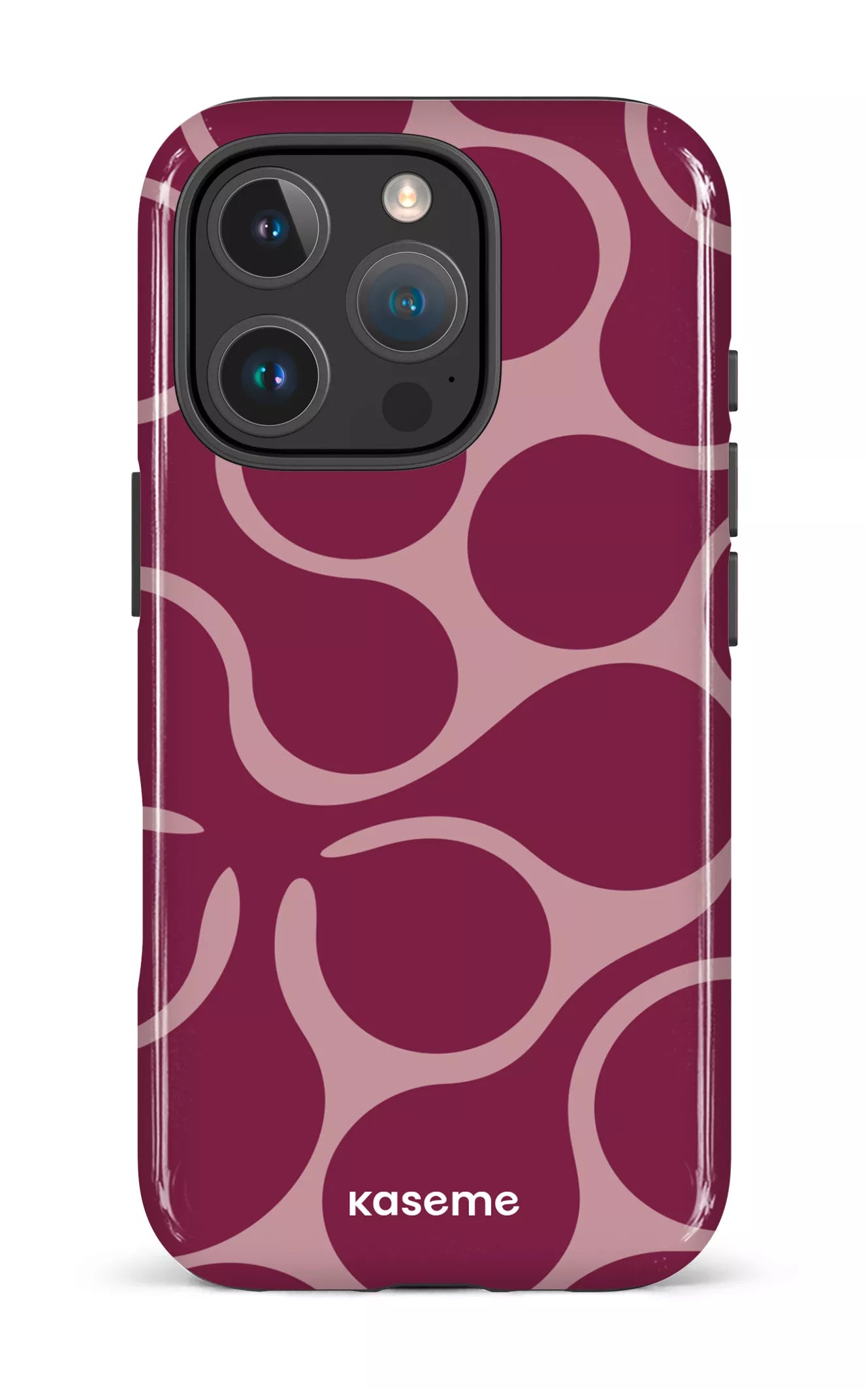 iPhone 16 Pro Impact Case Unscripted Burgundy -