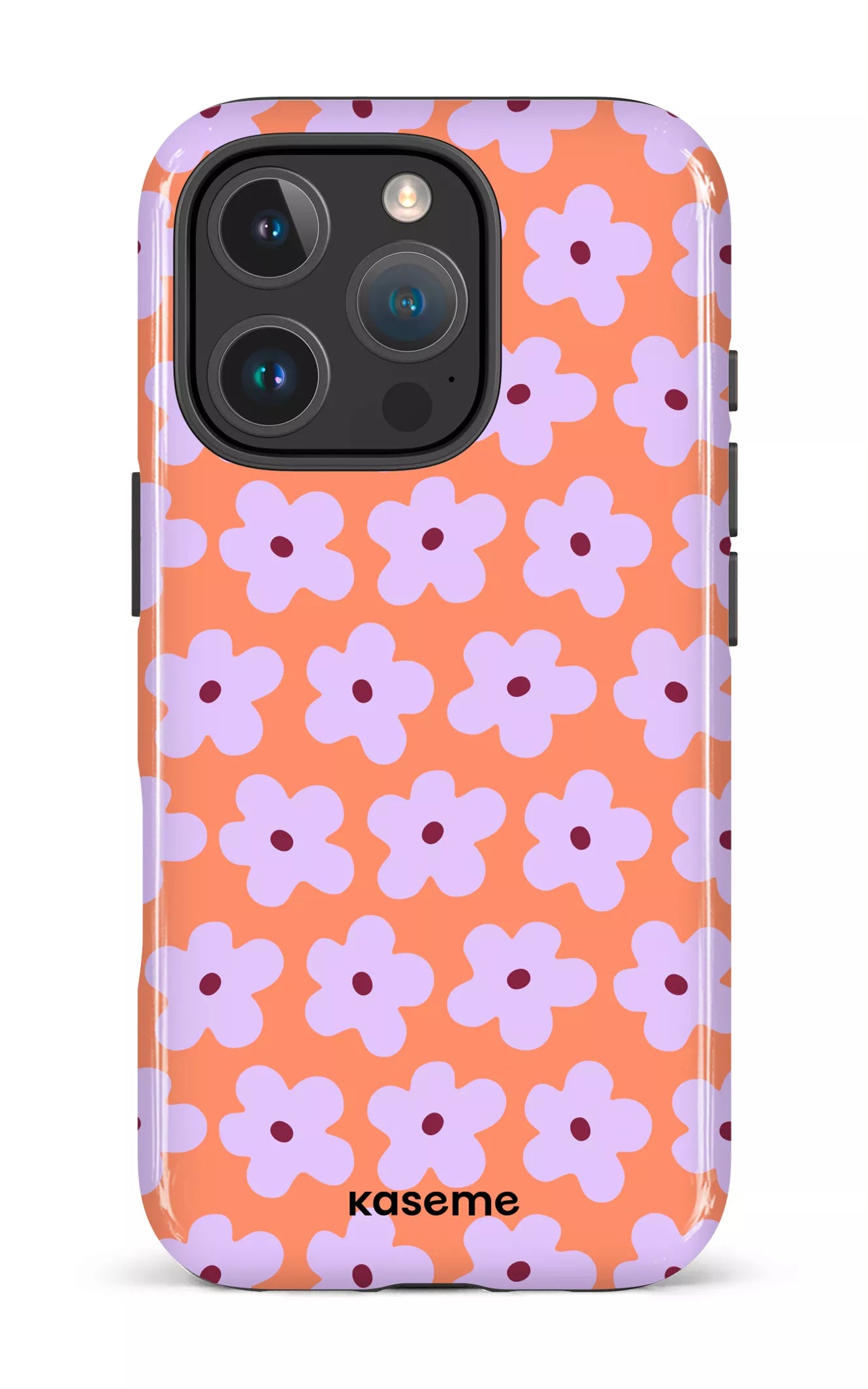 iPhone 16 Pro Impact Case Viva la Fiori Orange -