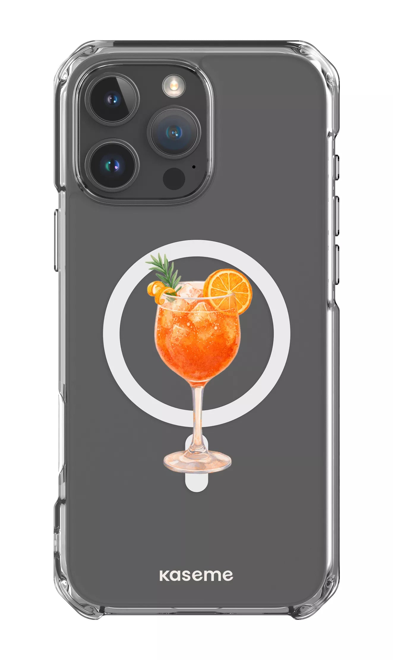 iPhone 16 Pro Max Clear Case Magsafe Aperol Sunset Clear Case -
