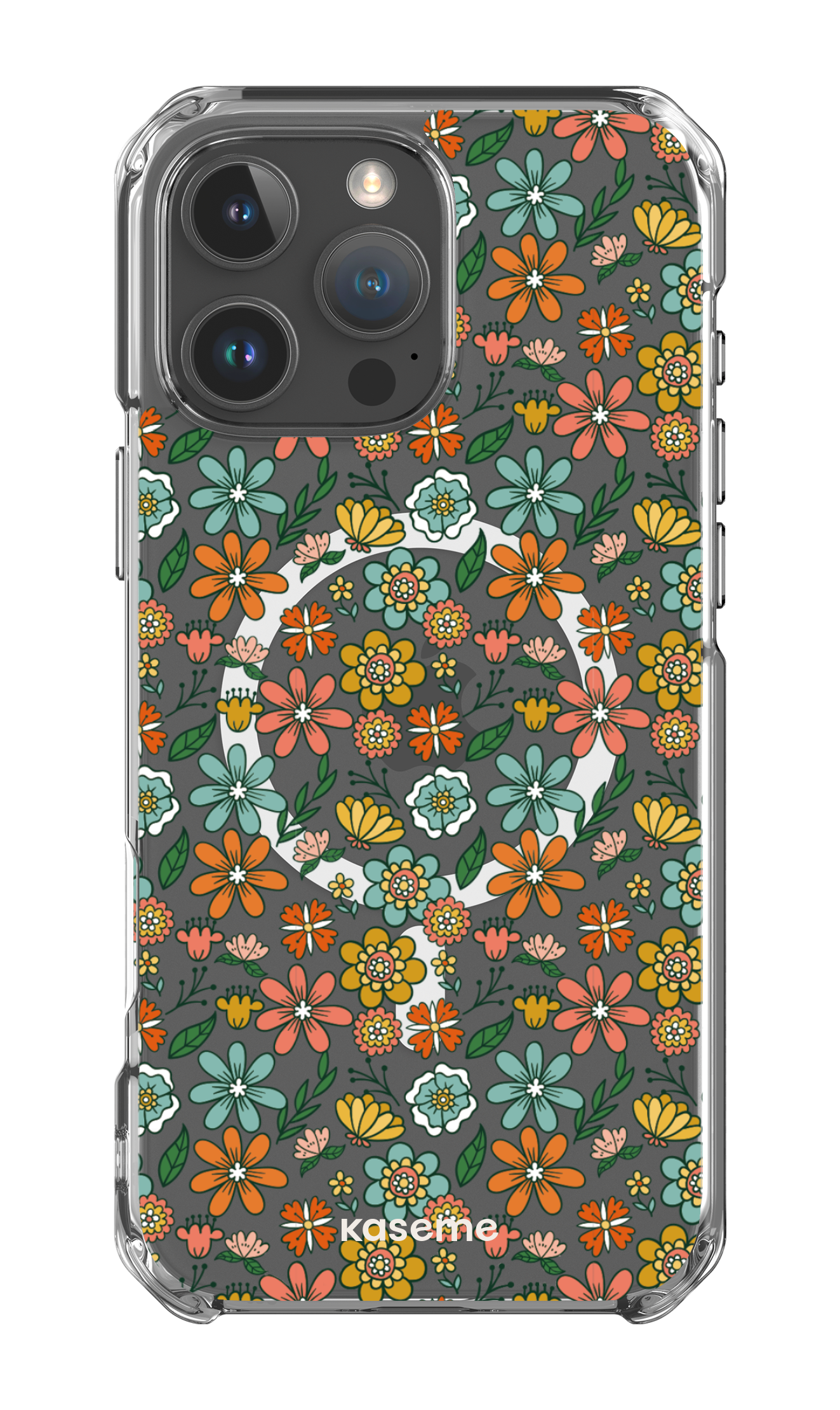 iPhone 16 Pro Max Clear Case Magsafe Bohemian Clear Case -