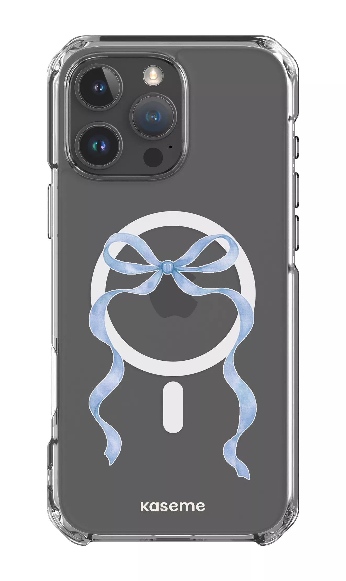 iPhone 16 Pro Max Clear Case Magsafe Celeste Blue Clear Case -