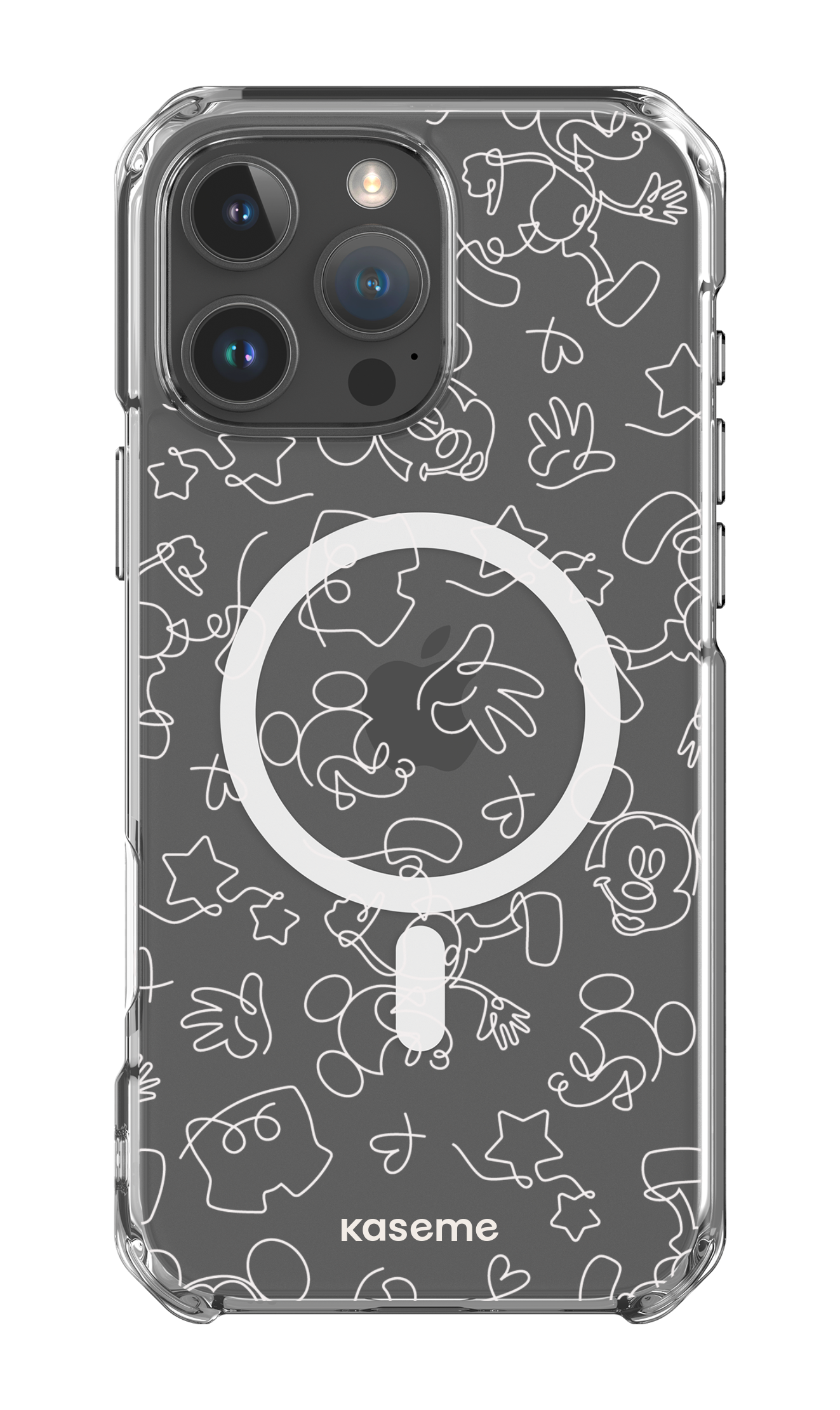 iPhone 16 Pro Max Clear Case Magsafe Doodle Clear Case -