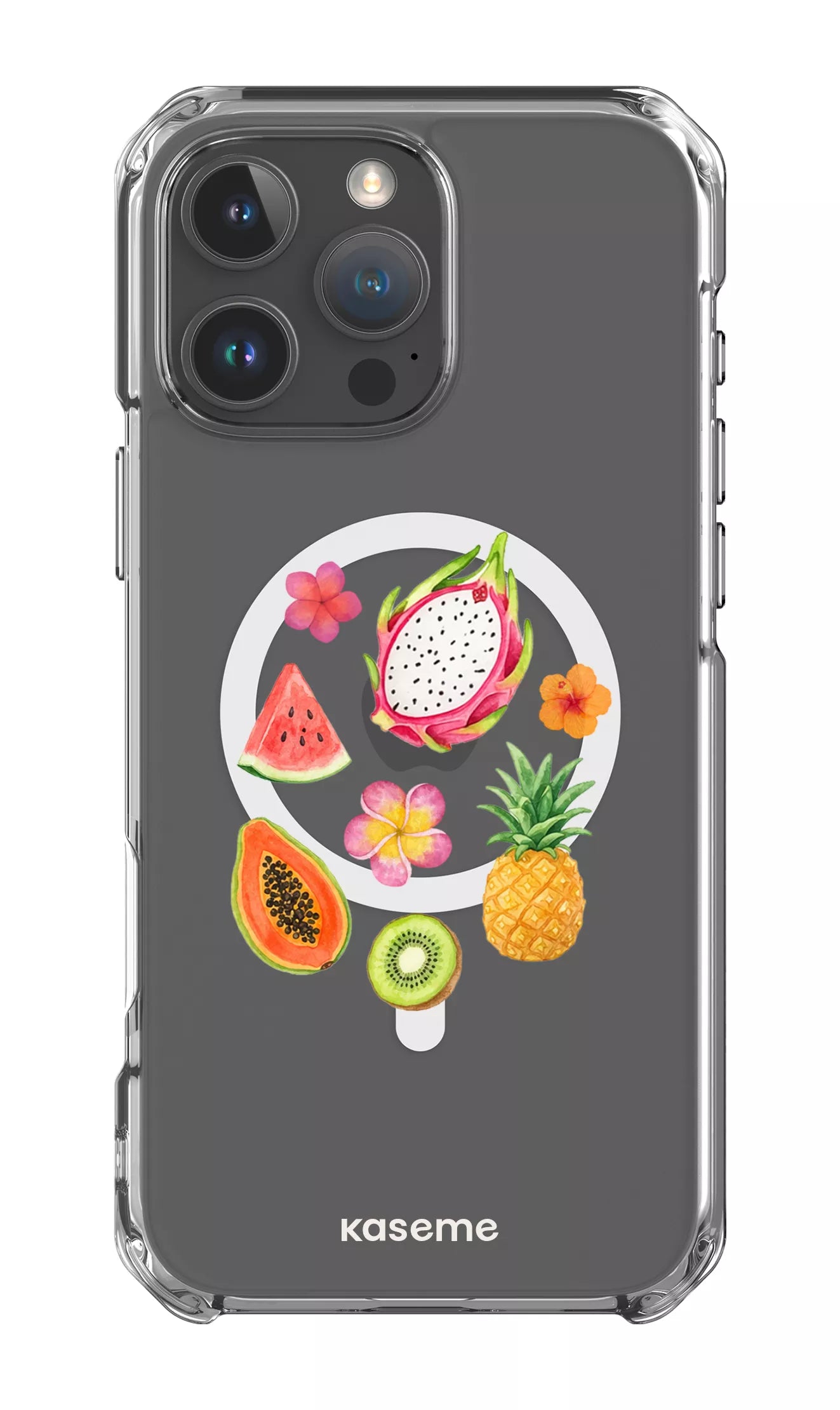 iPhone 16 Pro Max Clear Case Magsafe Fresca Tropicale Clear Case -