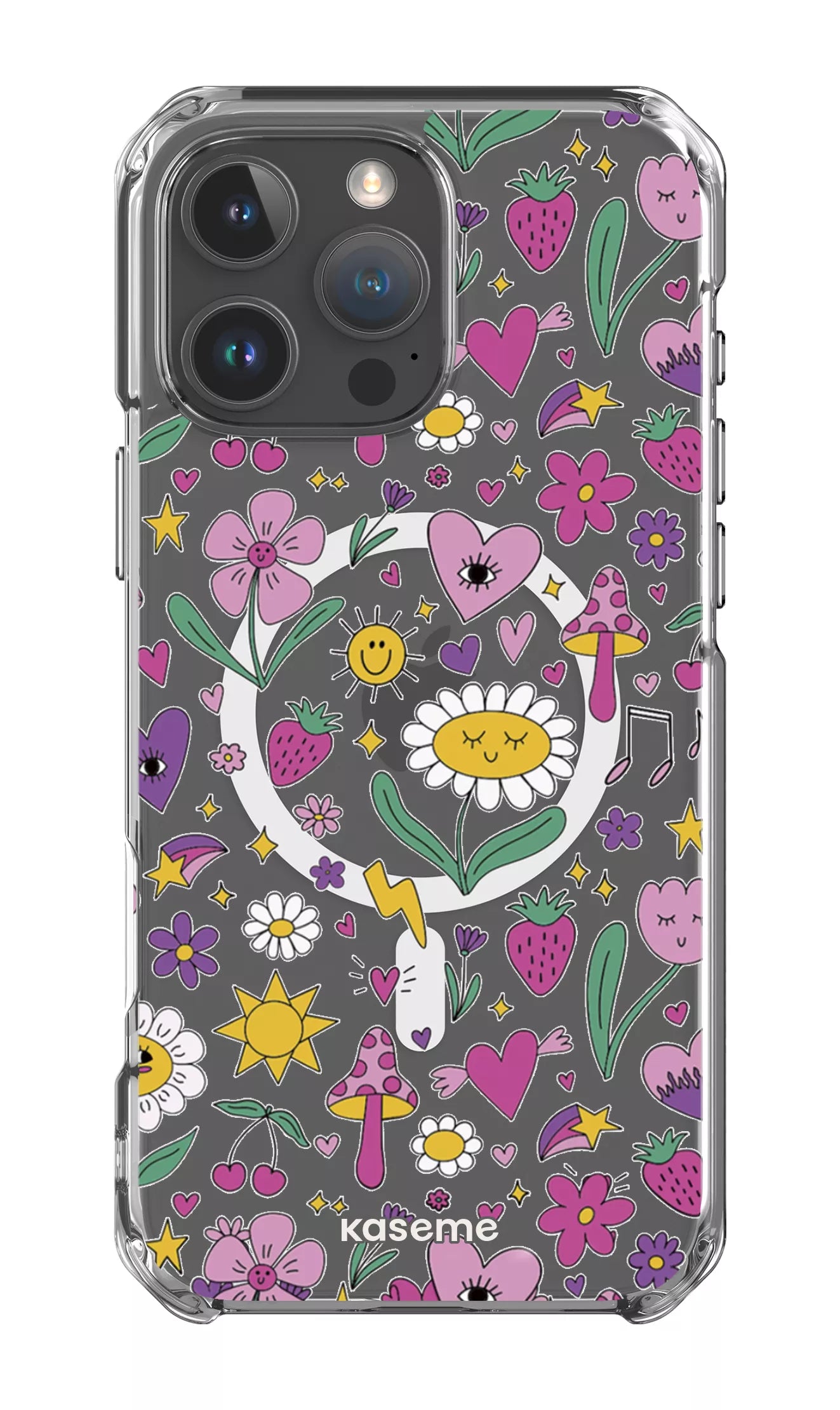 iPhone 16 Pro Max Clear Case Magsafe Hypnotize Clear Case -