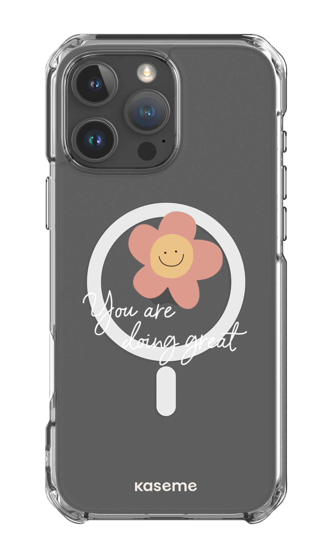 iPhone 16 Pro Max Clear Case Magsafe Keep going Clear Case -