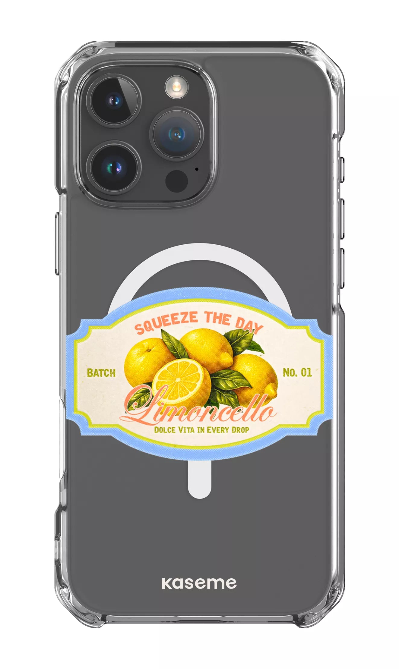 iPhone 16 Pro Max Clear Case Magsafe Limoncello Clear Case -