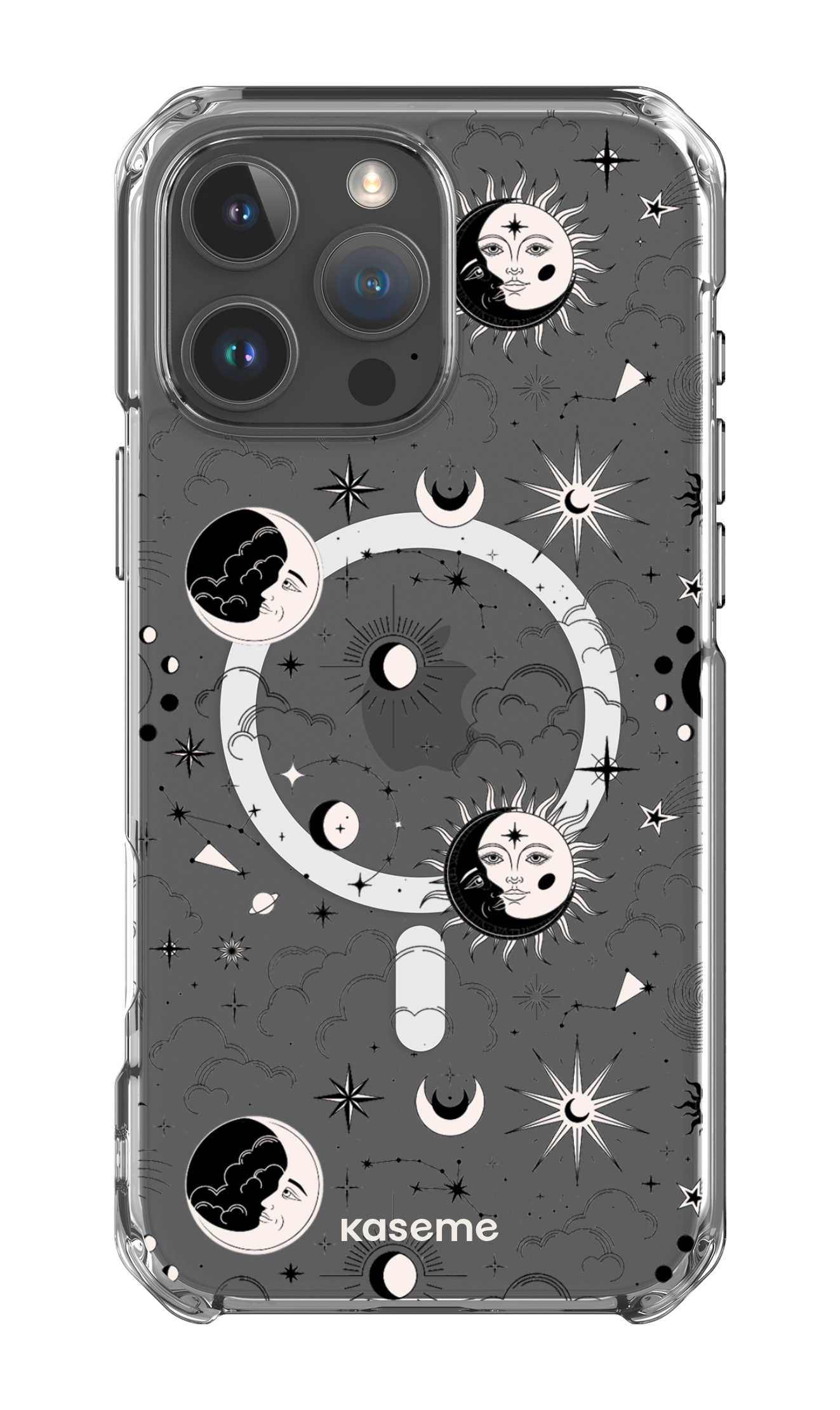 iPhone 16 Pro Max Clear Case Magsafe Milky Way White Clear Case -