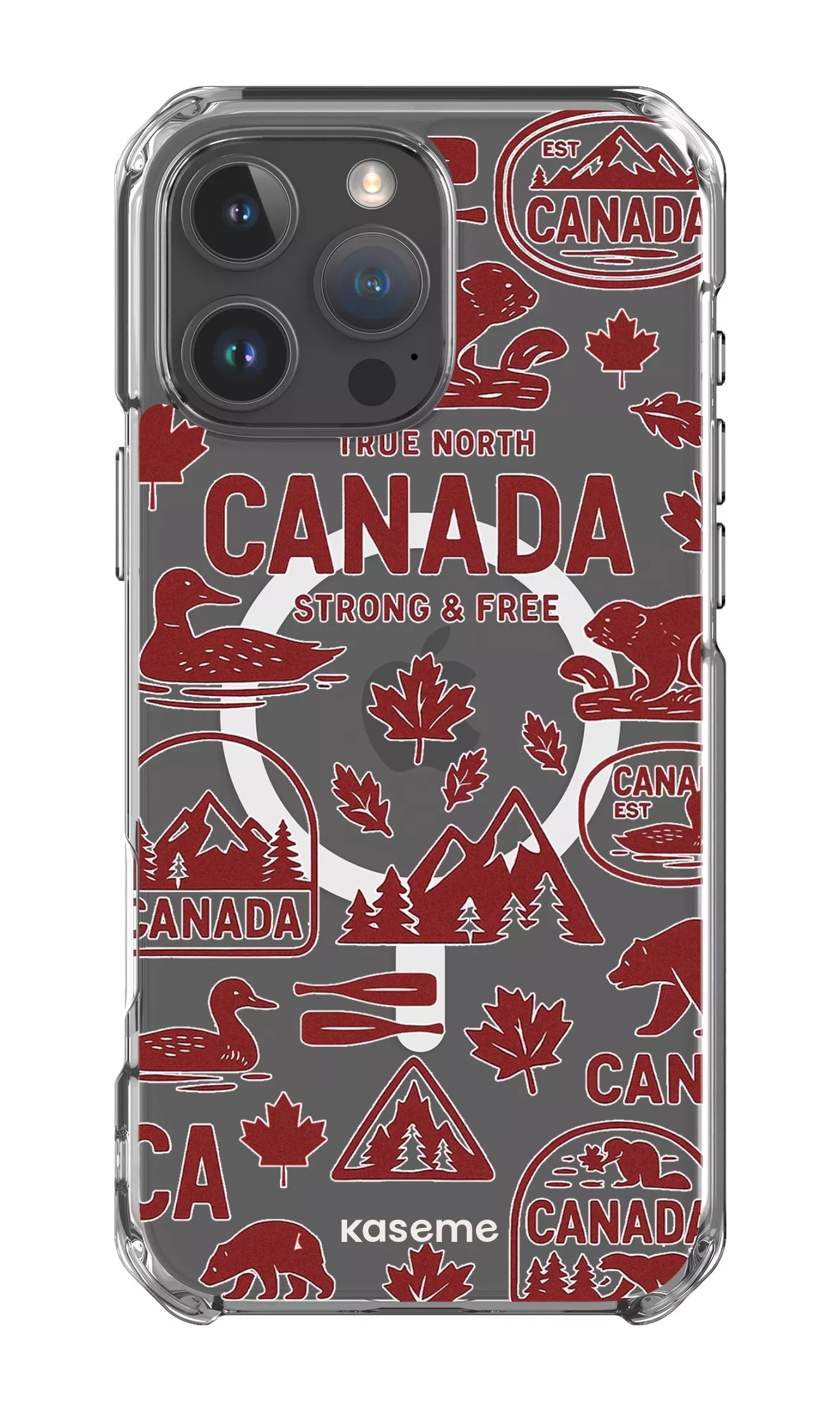 iPhone 16 Pro Max Clear Case Magsafe Oh Canada Clear Case -