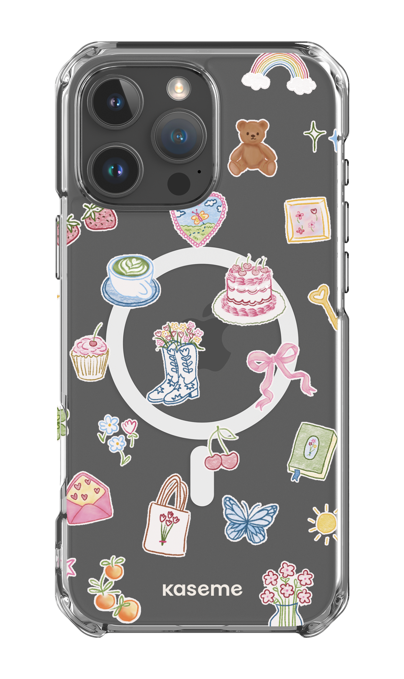 iPhone 16 Pro Max Clear Case Magsafe Poetry Clear Case -