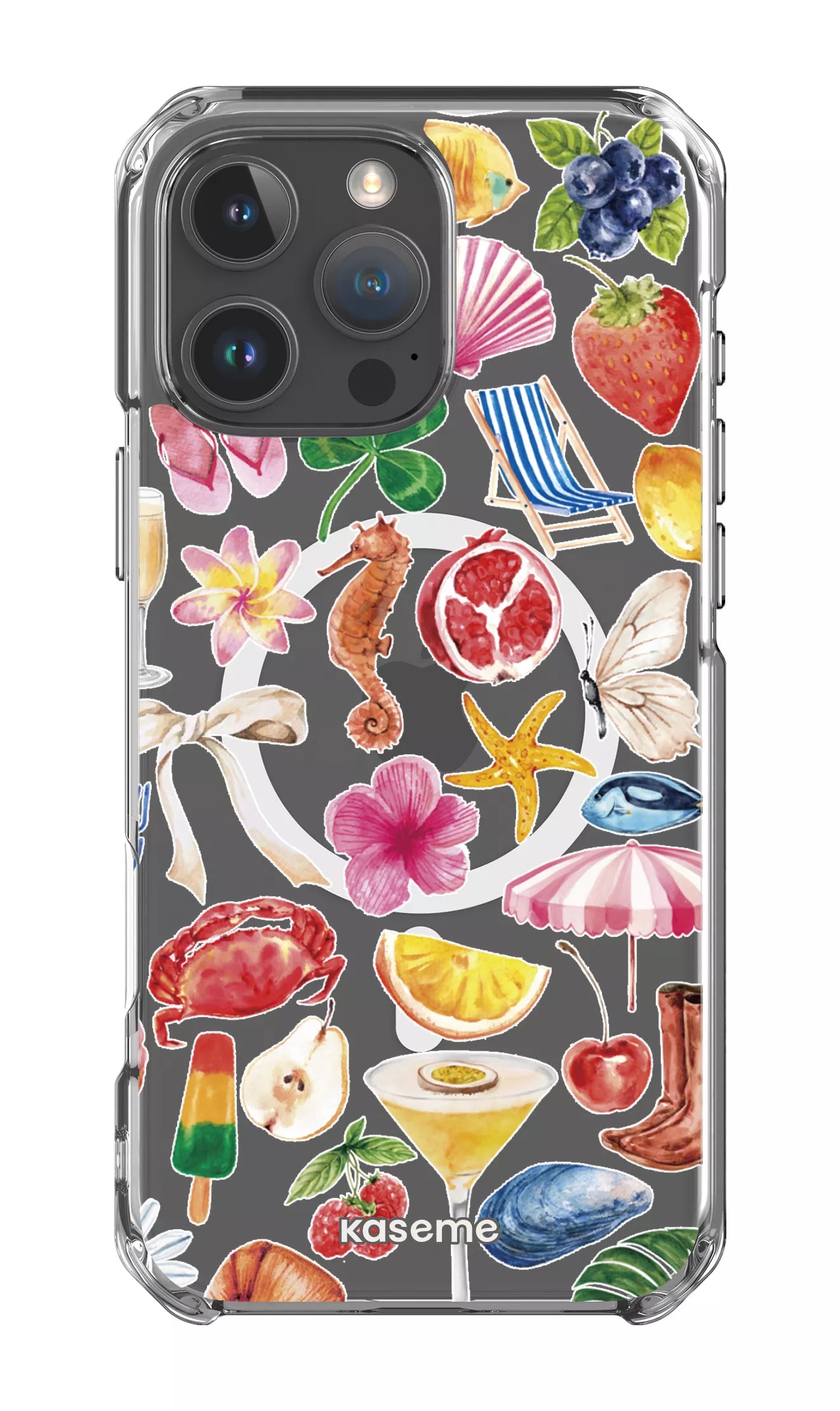 iPhone 16 Pro Max Clear Case Magsafe St-Tropez Clear Case -