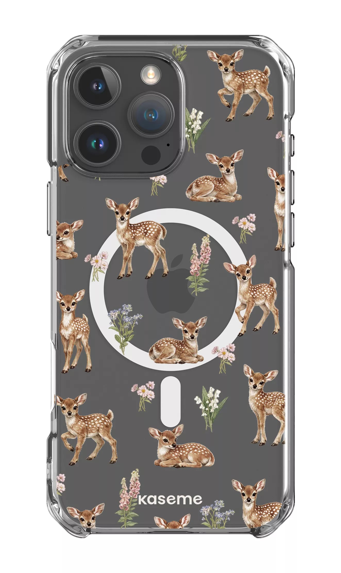 iPhone 16 Pro Max Clear Case Magsafe Sweet Bambi Clear Case -