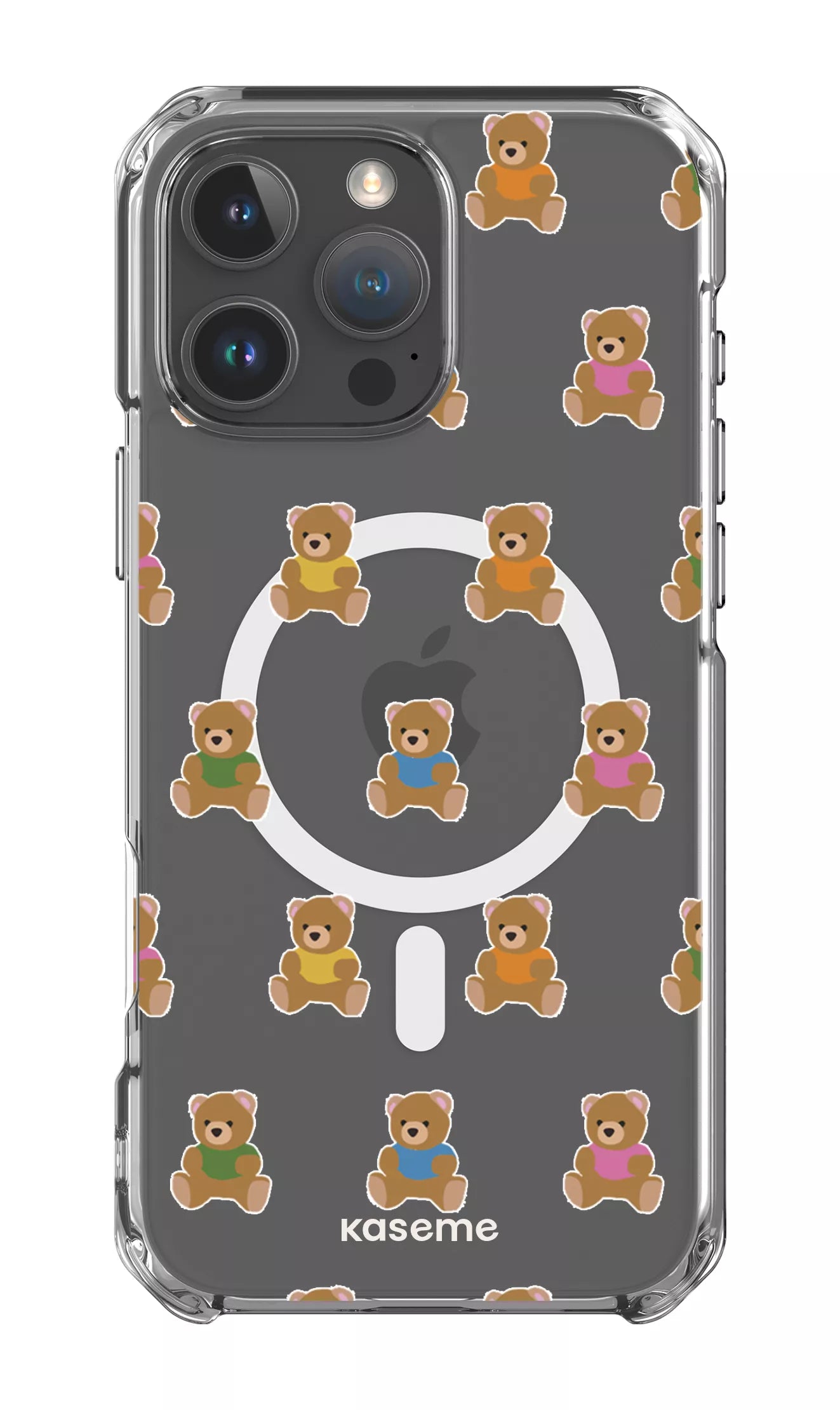 iPhone 16 Pro Max Clear Case Magsafe Teddy Clear Case -