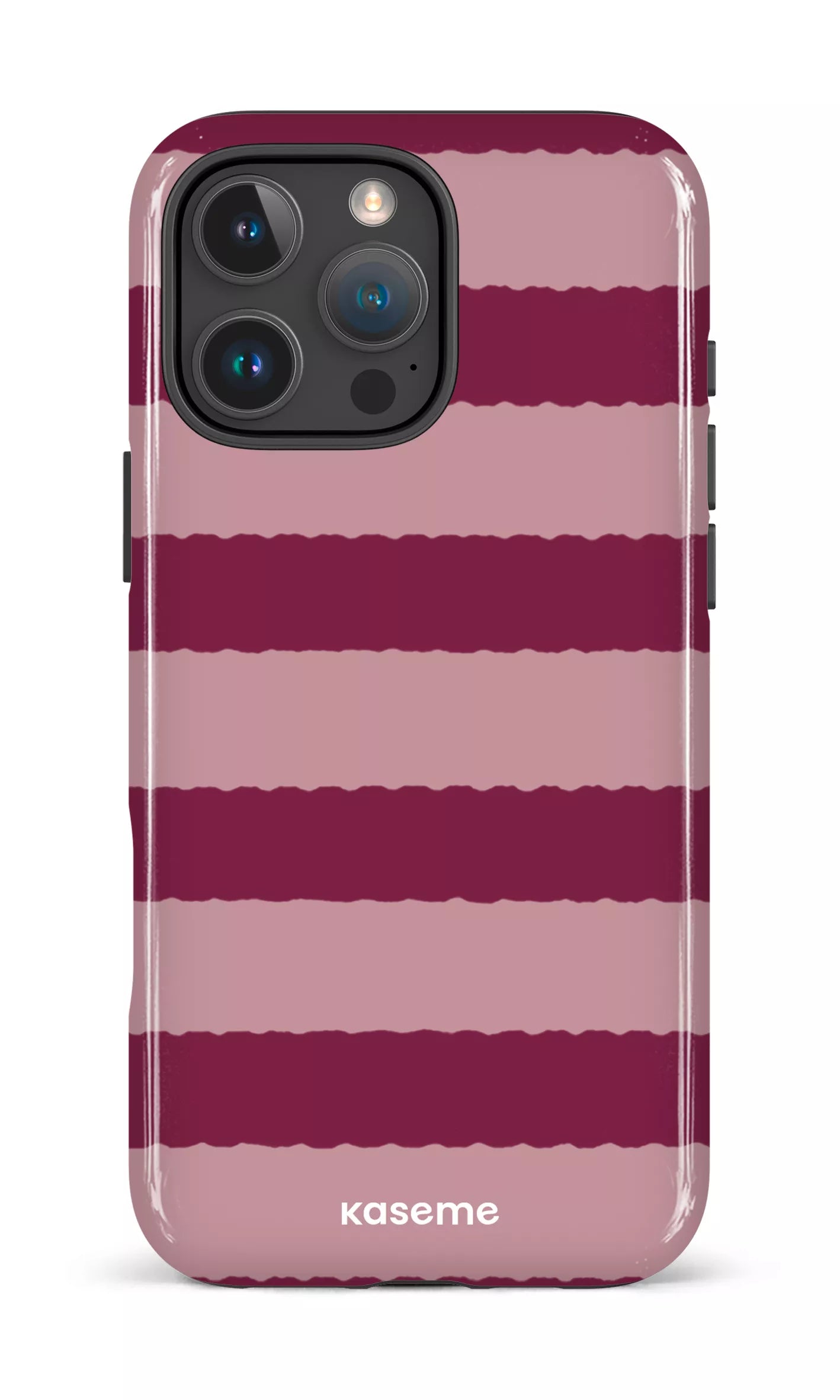 iPhone 16 Pro Max Impact Case Aligned Burgundy -