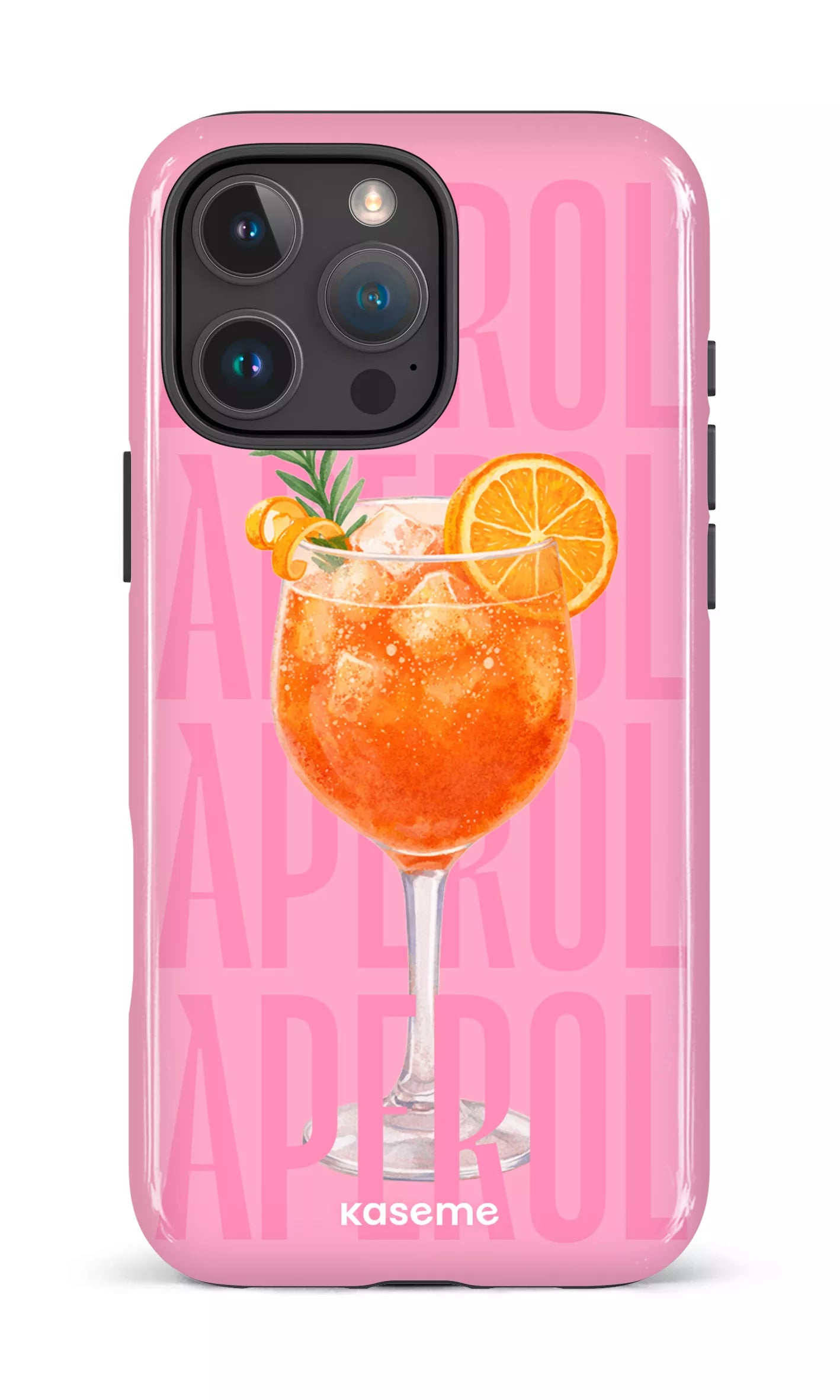 iPhone 16 Pro Max Impact Case Aperol Sunset Pink -