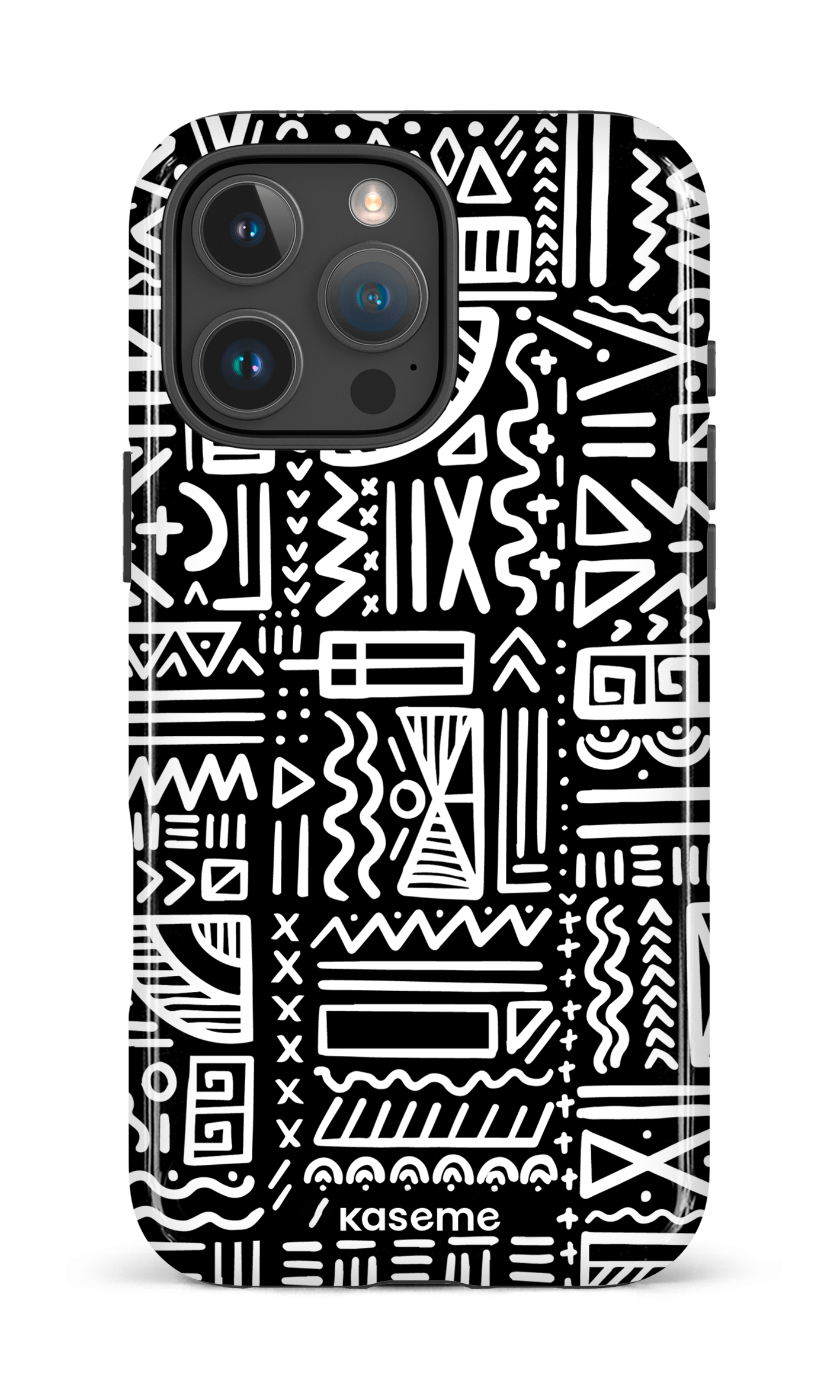 iPhone 16 Pro Max Impact Case Aztec black -