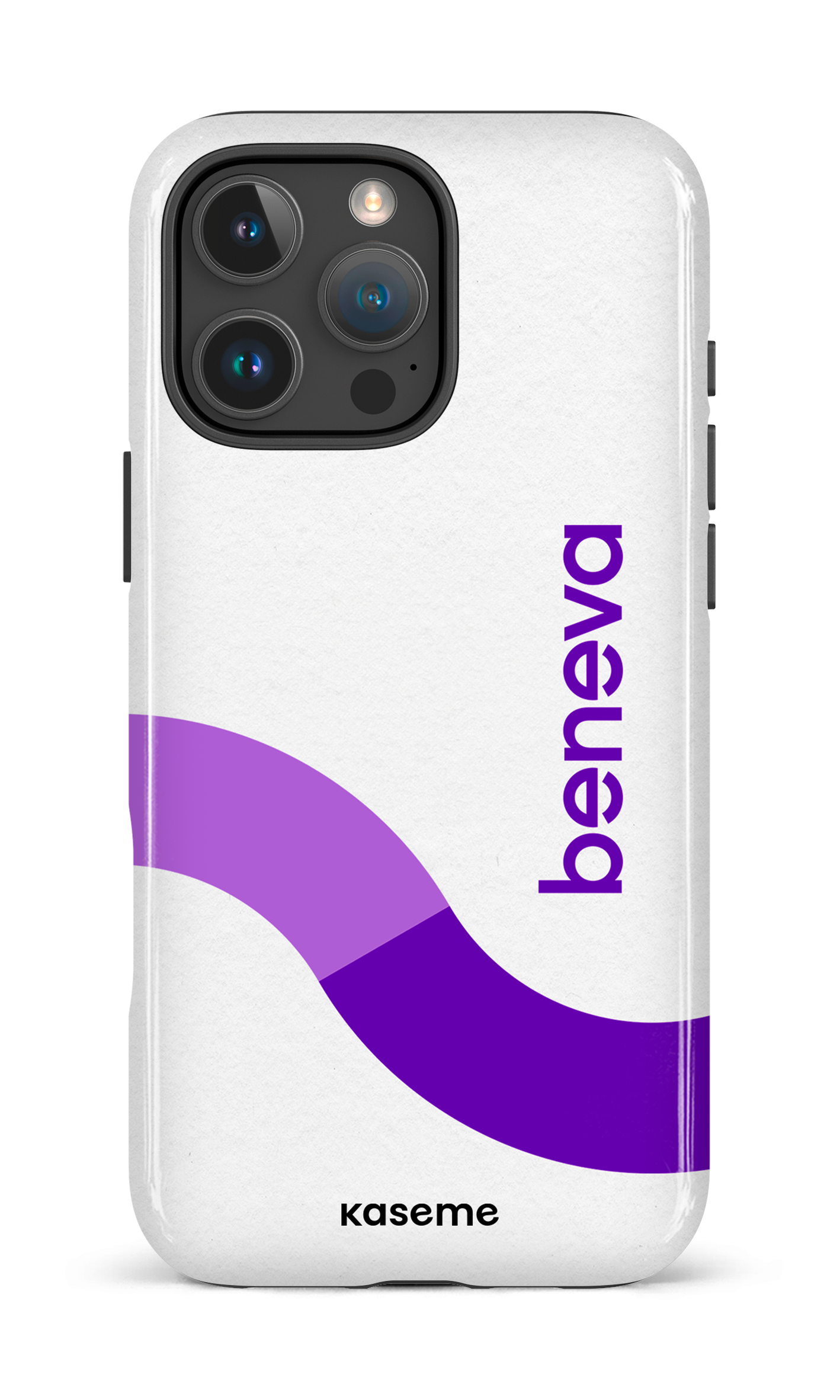 iPhone 16 Pro Max Impact Case Beneva Violet - Petite vague -
