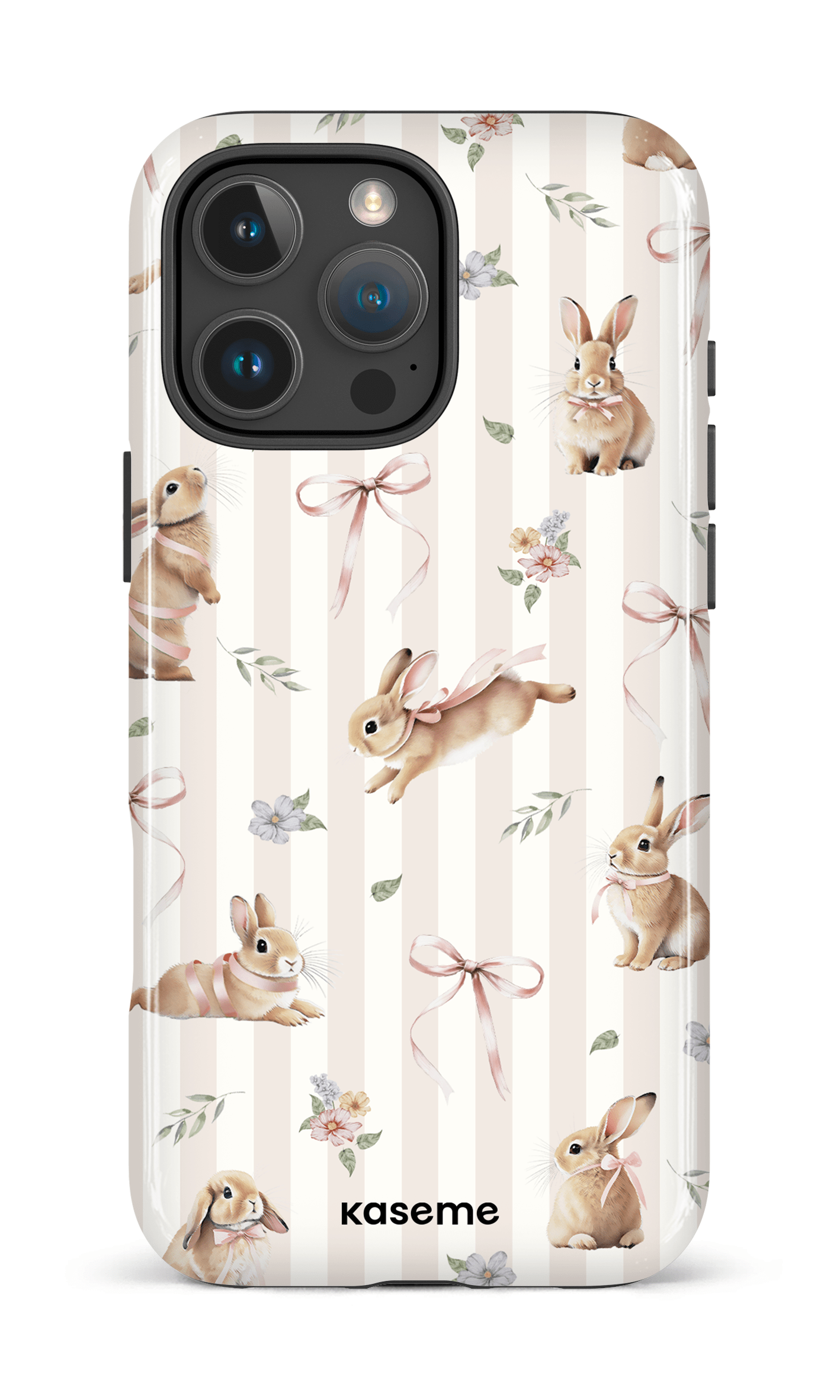 iPhone 16 Pro Max Impact Case Bunny Bloom -