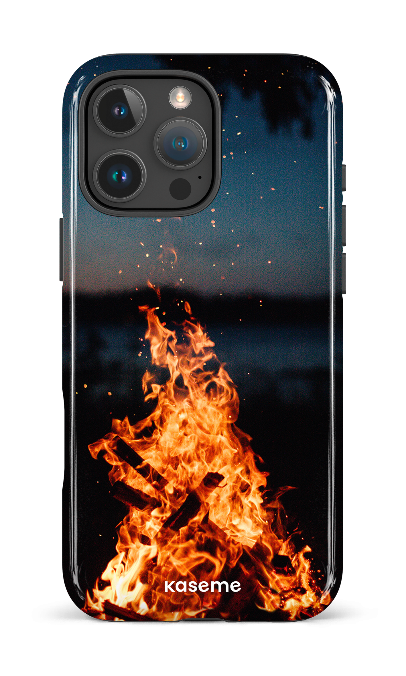 iPhone 16 Pro Max Impact Case Camp Fire -