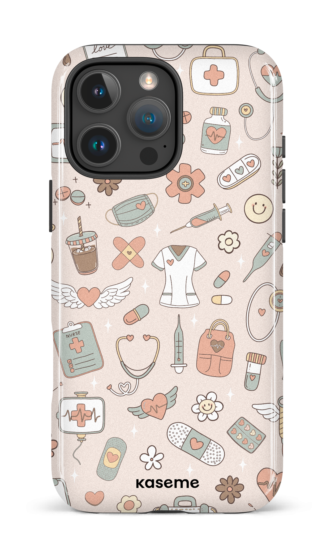 iPhone 16 Pro Max Impact Case Code Beige -