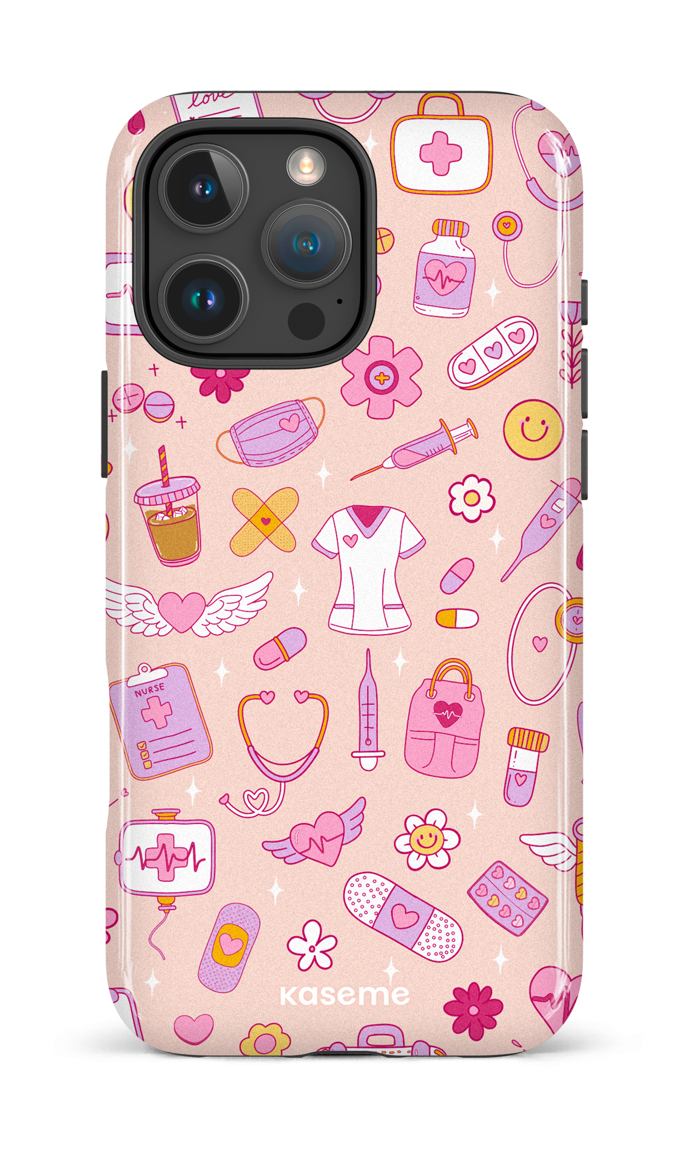 iPhone 16 Pro Max Impact Case Code Pink -
