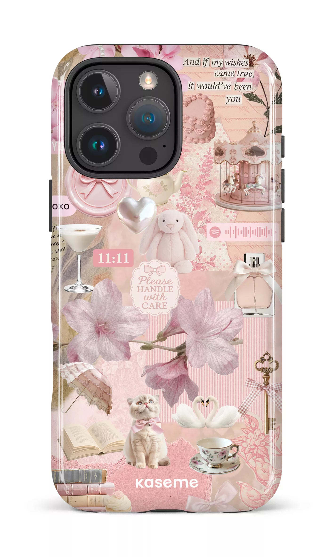 iPhone 16 Pro Max Impact Case Coquette Diary -