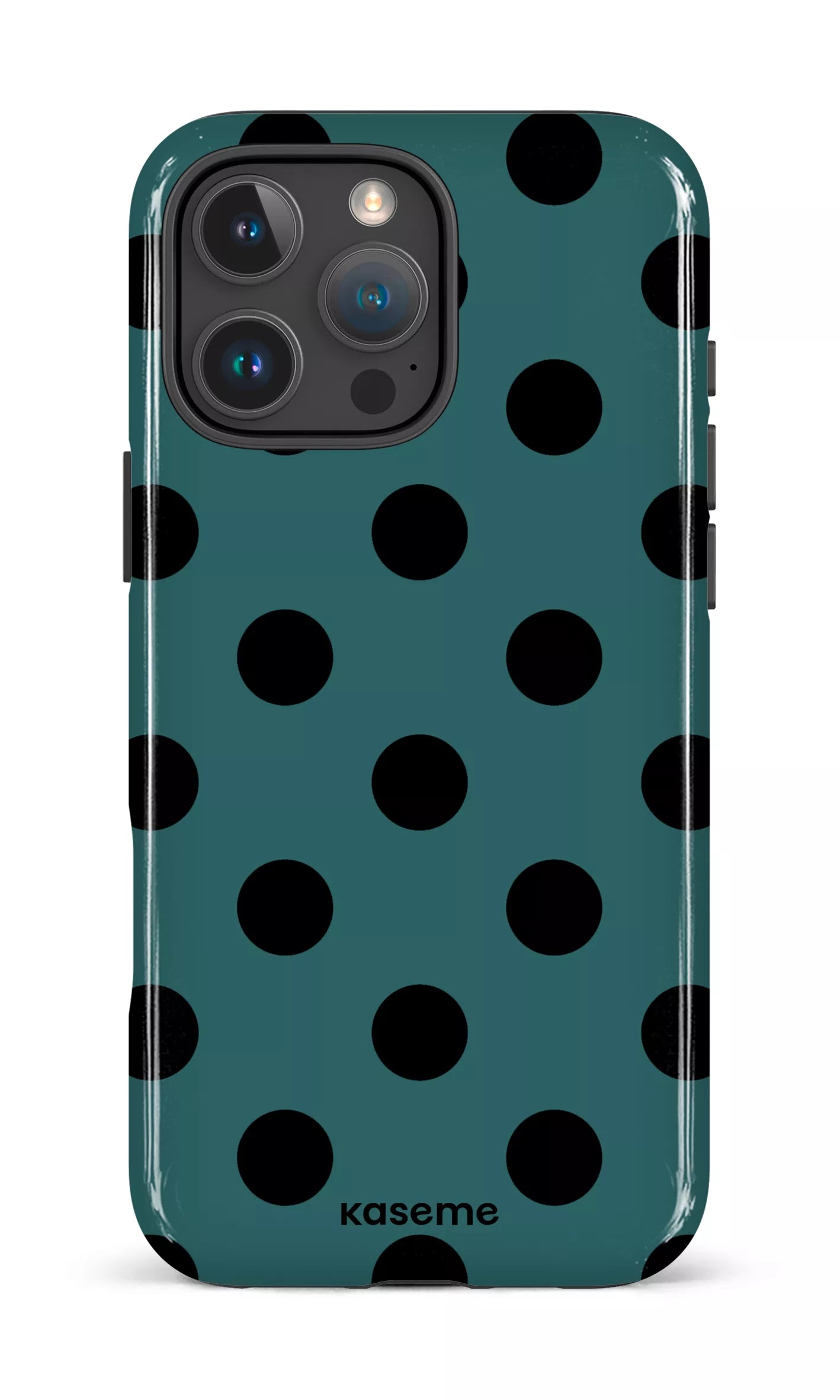 iPhone 16 Pro Max Impact Case Couture Teal -