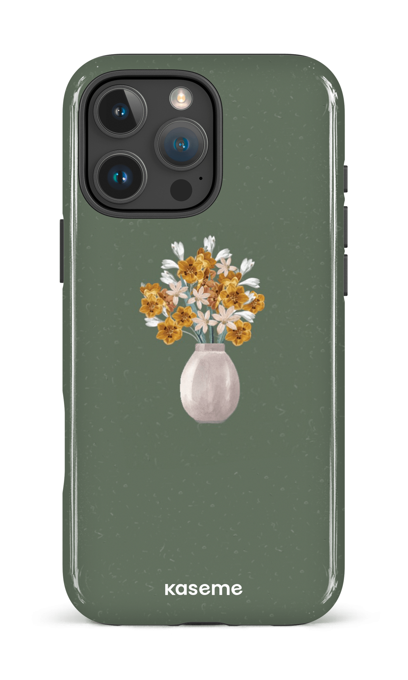 iPhone 16 Pro Max Impact Case Fall blooming green -