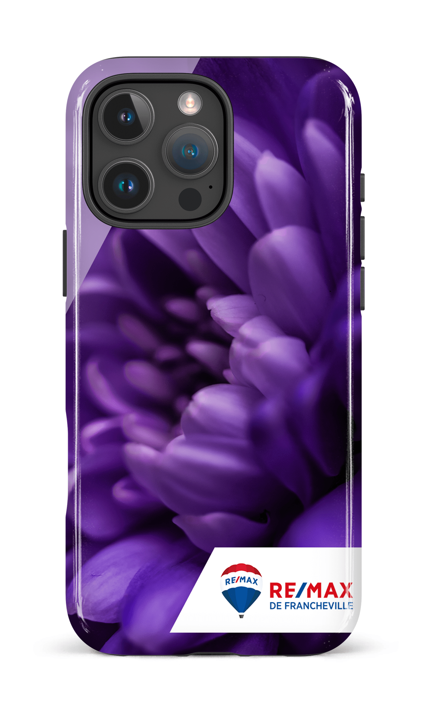 iPhone 16 Pro Max Impact Case Fleur gros plan de Francheville -