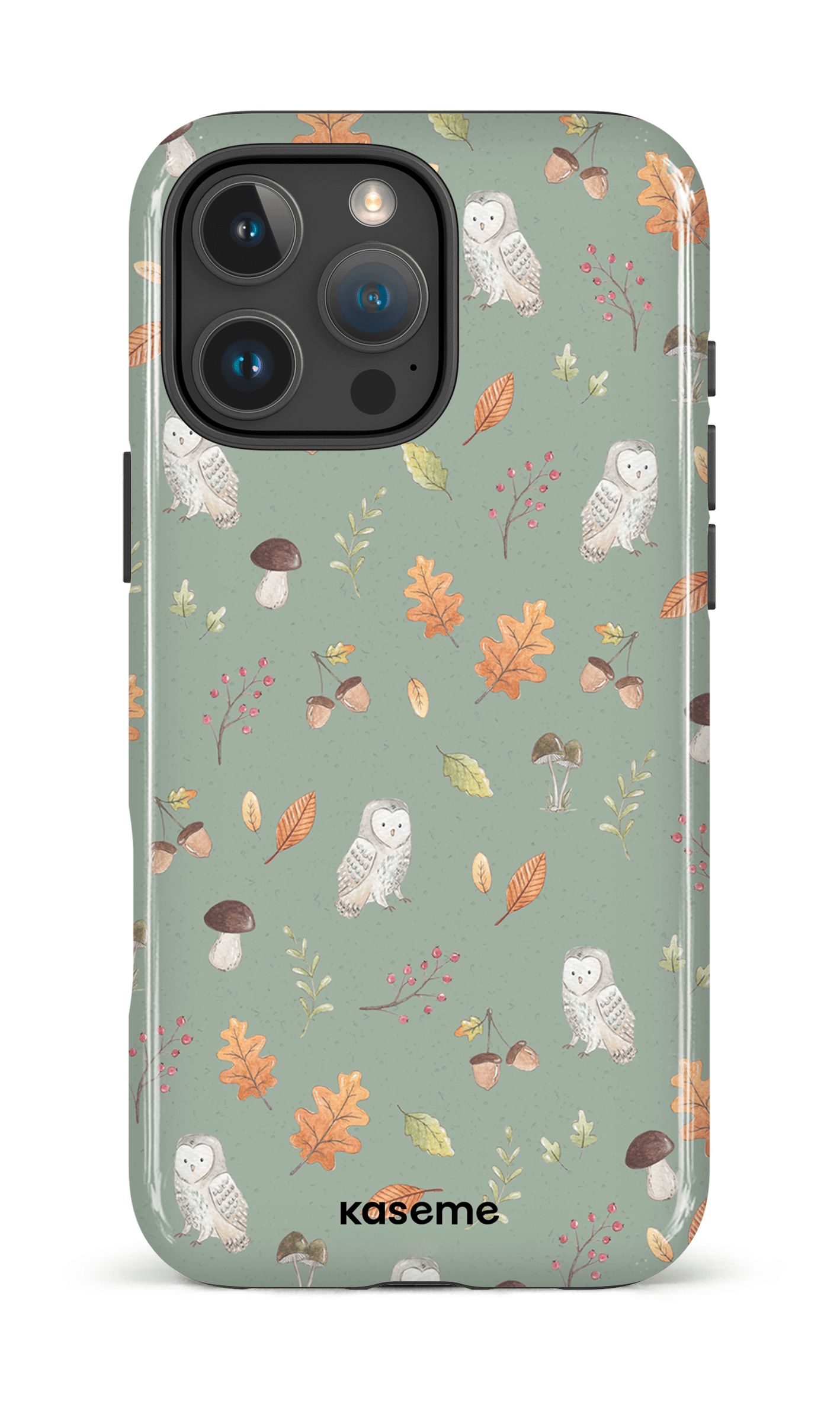 iPhone 16 Pro Max Impact Case Foliage green -