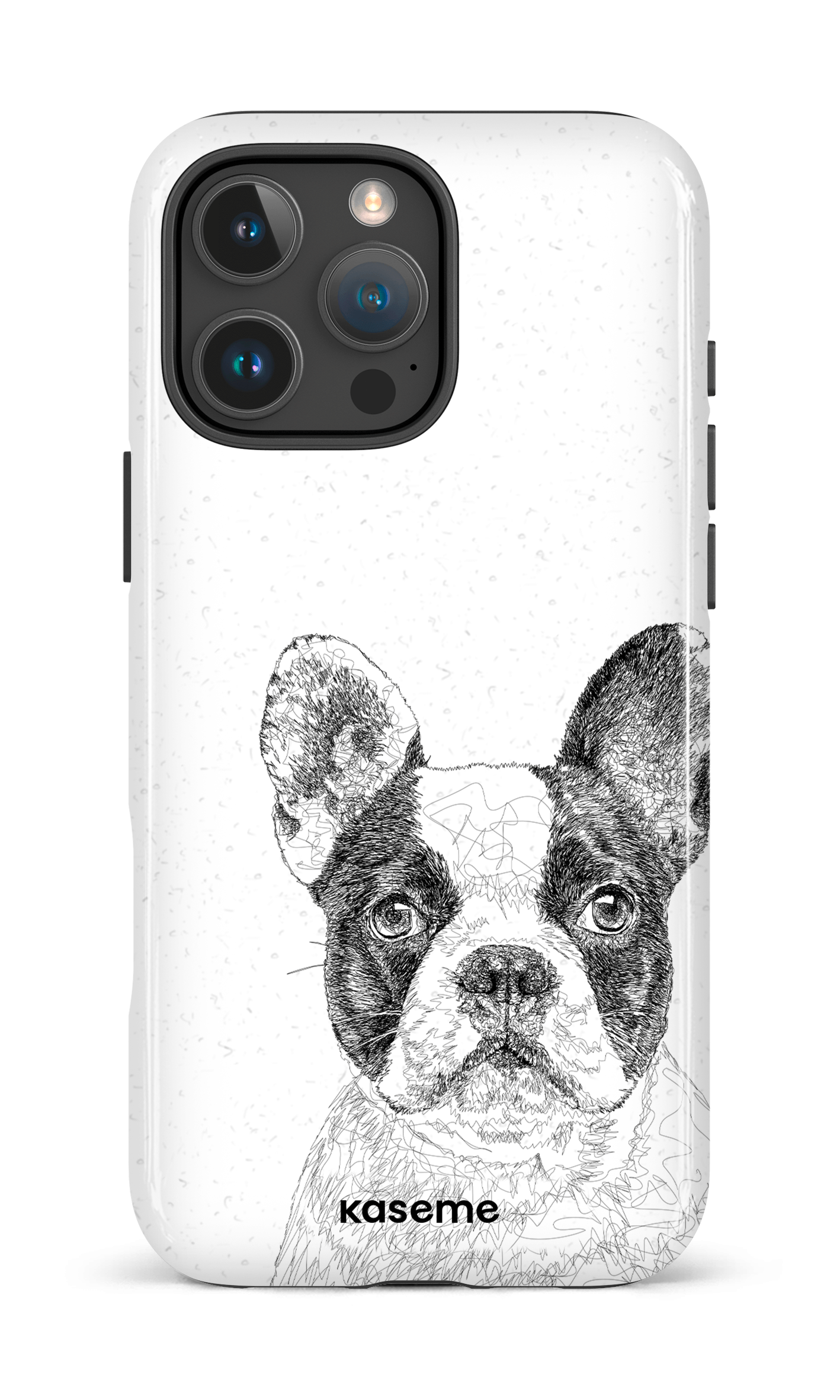 iPhone 16 Pro Max Impact Case French Bulldog -