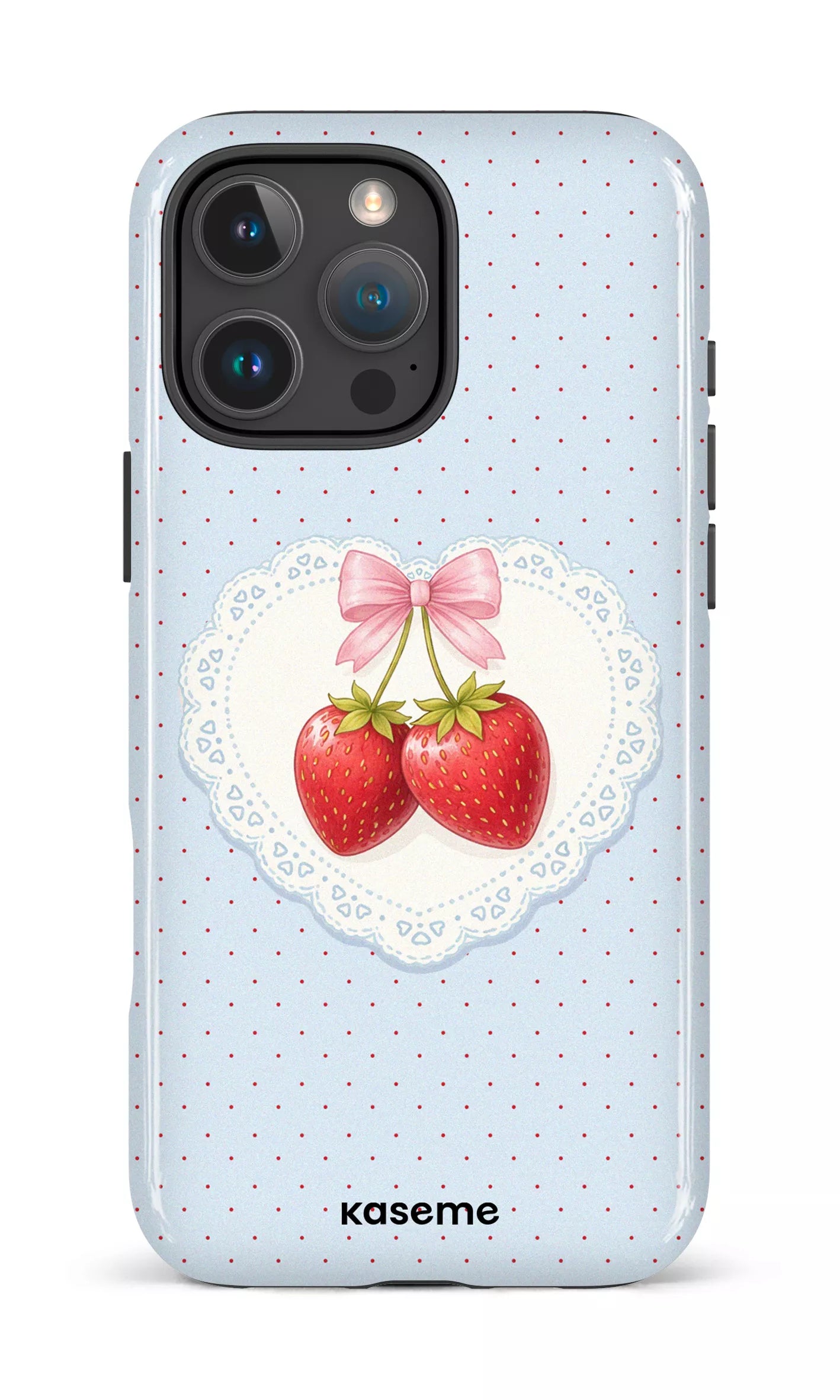 iPhone 16 Pro Max Impact Case Fresa Lace Blue -