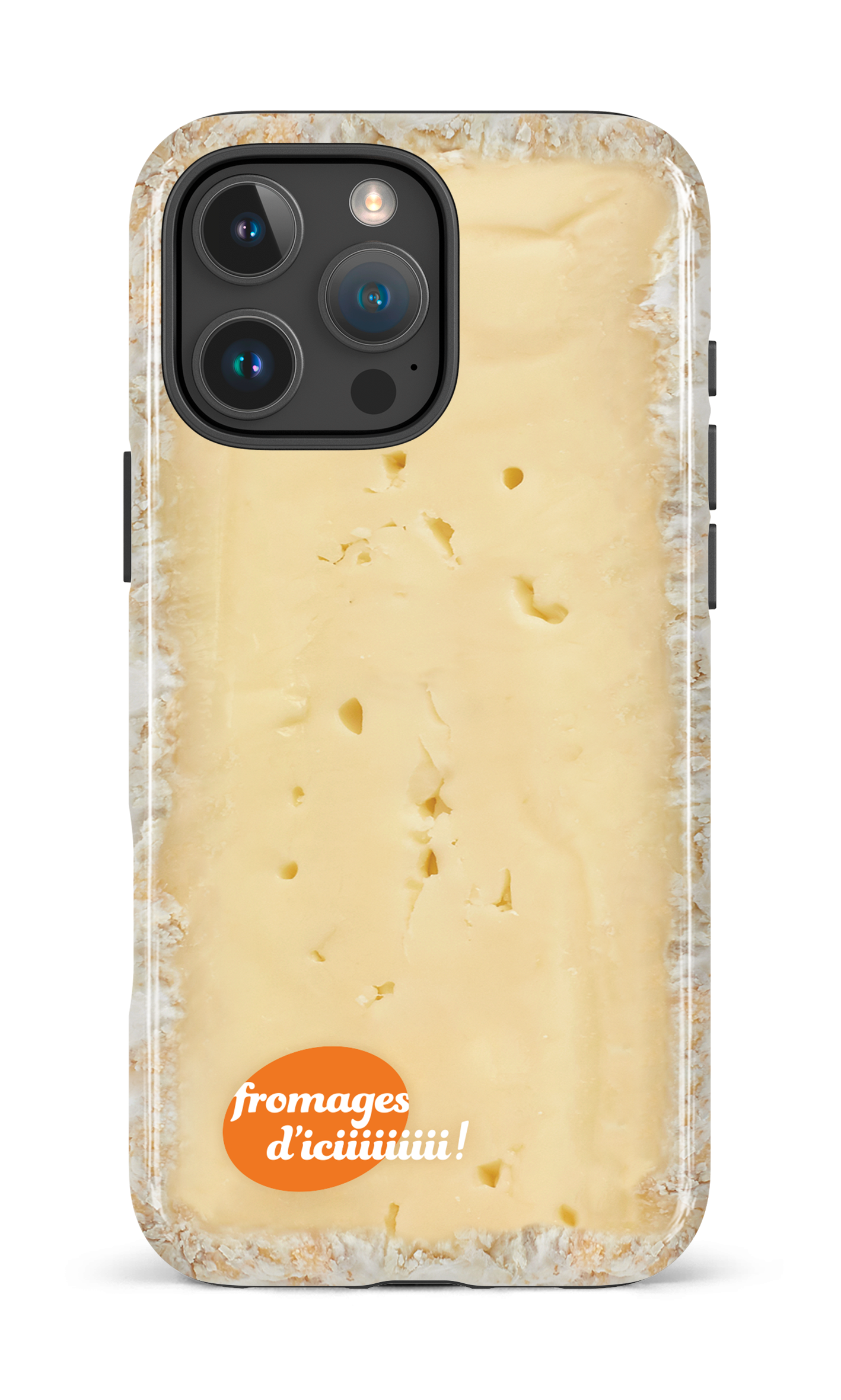 iPhone 16 Pro Max Impact Case Fromage Brie Logo -
