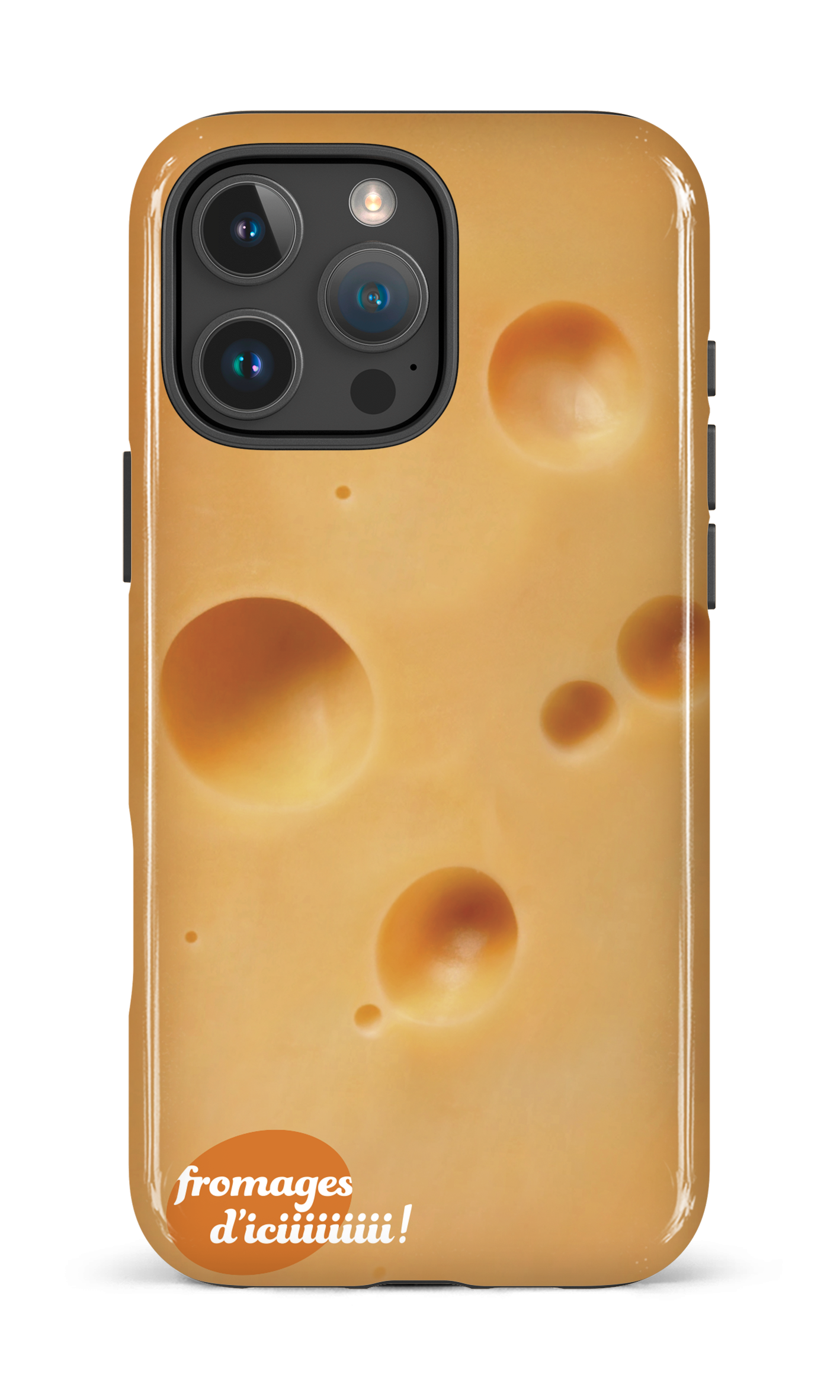 iPhone 16 Pro Max Impact Case Fromage Suisse Logo -