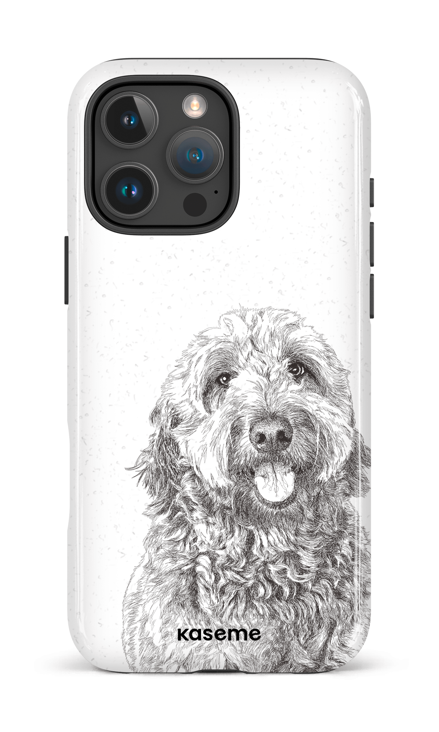 iPhone 16 Pro Max Impact Case Golden Doodle -