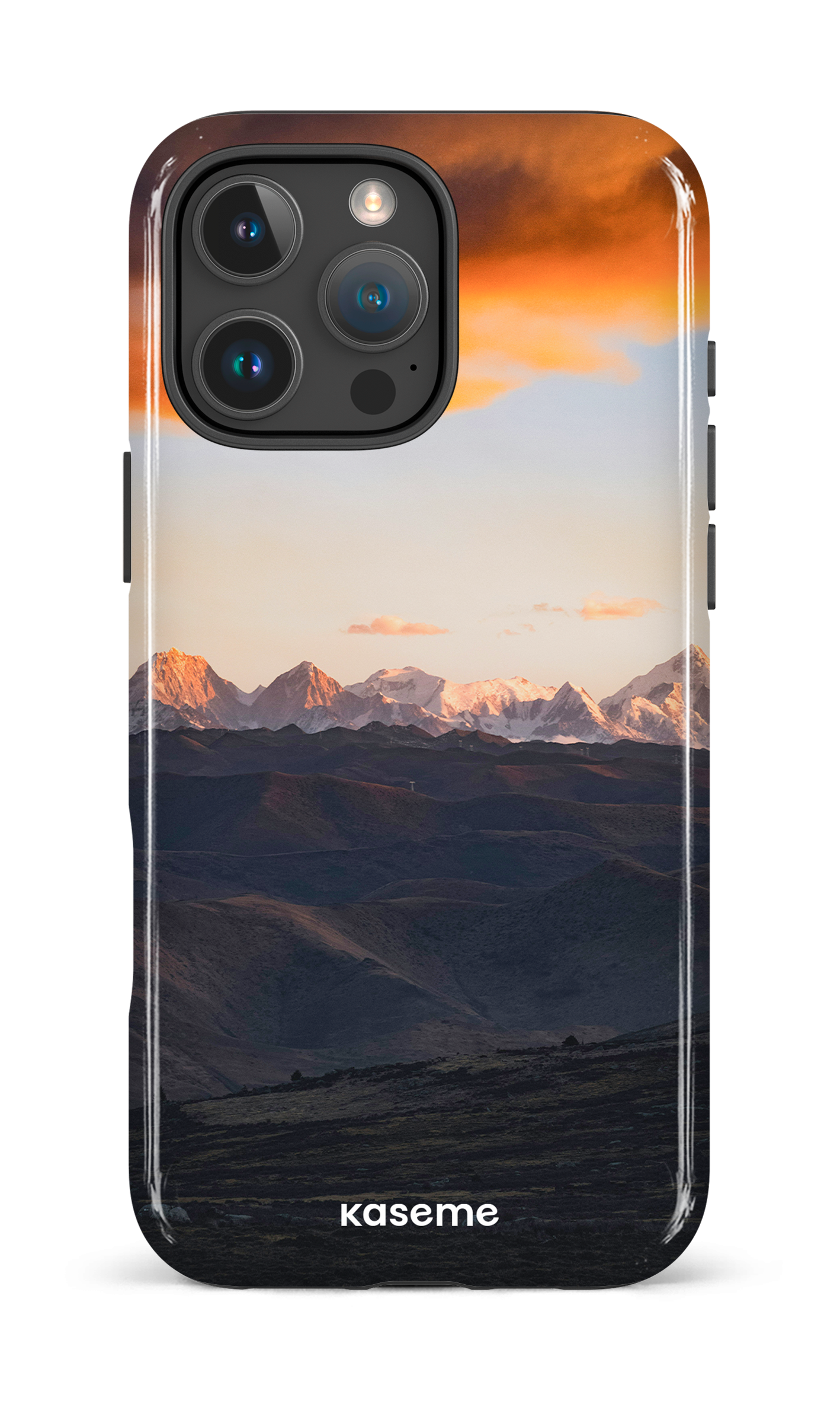 iPhone 16 Pro Max Impact Case Golden Peaks -