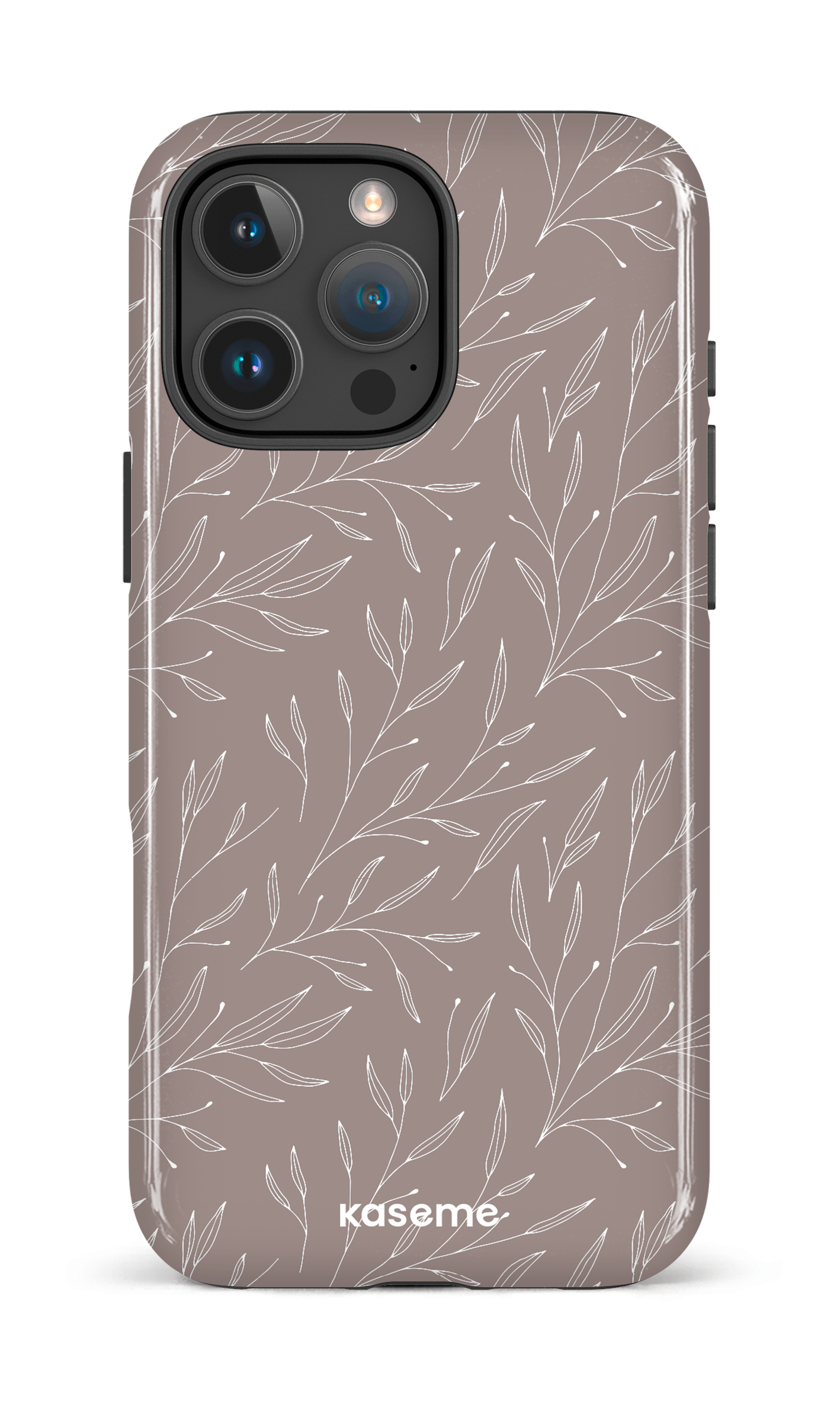 iPhone 16 Pro Max Impact Case Hibiscus Grey -