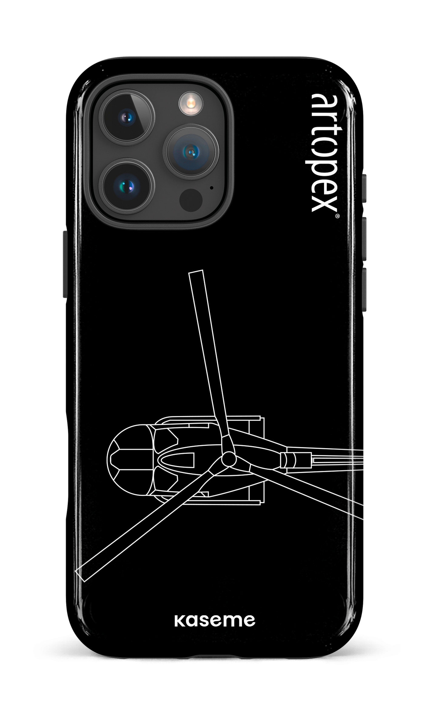 iPhone 16 Pro Max Impact Case L'hélico par Artopex -