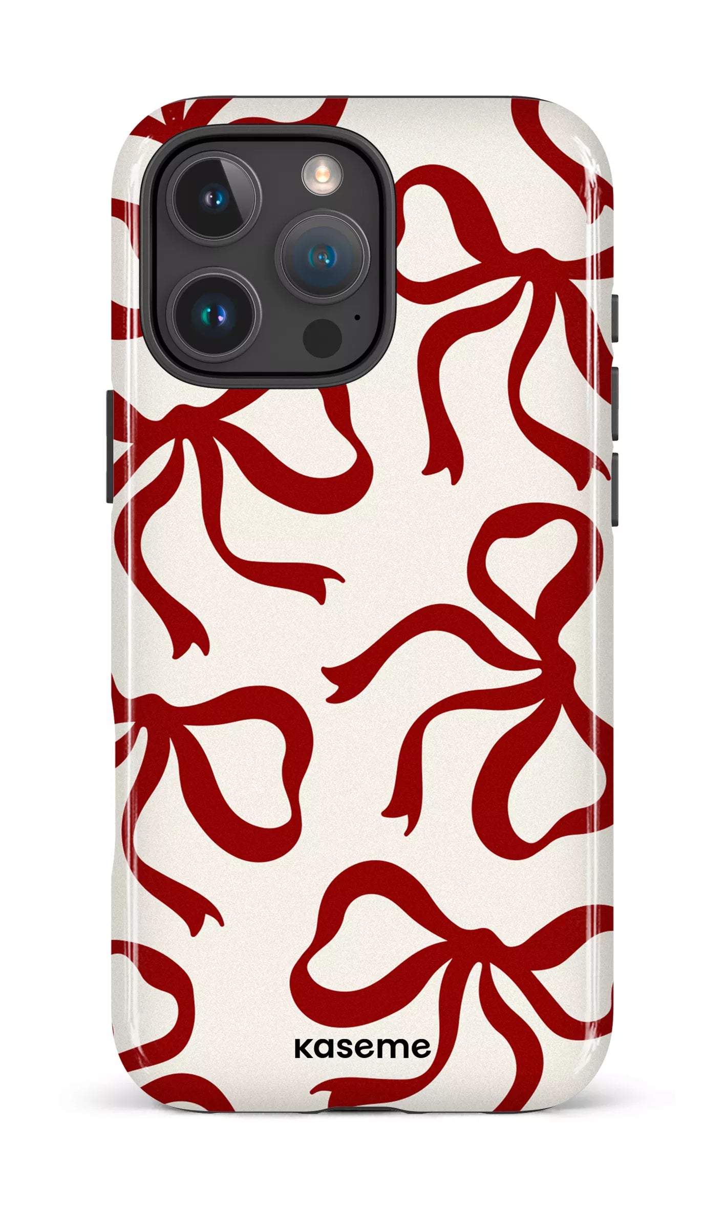 iPhone 16 Pro Max Impact Case Lace Burgundy -
