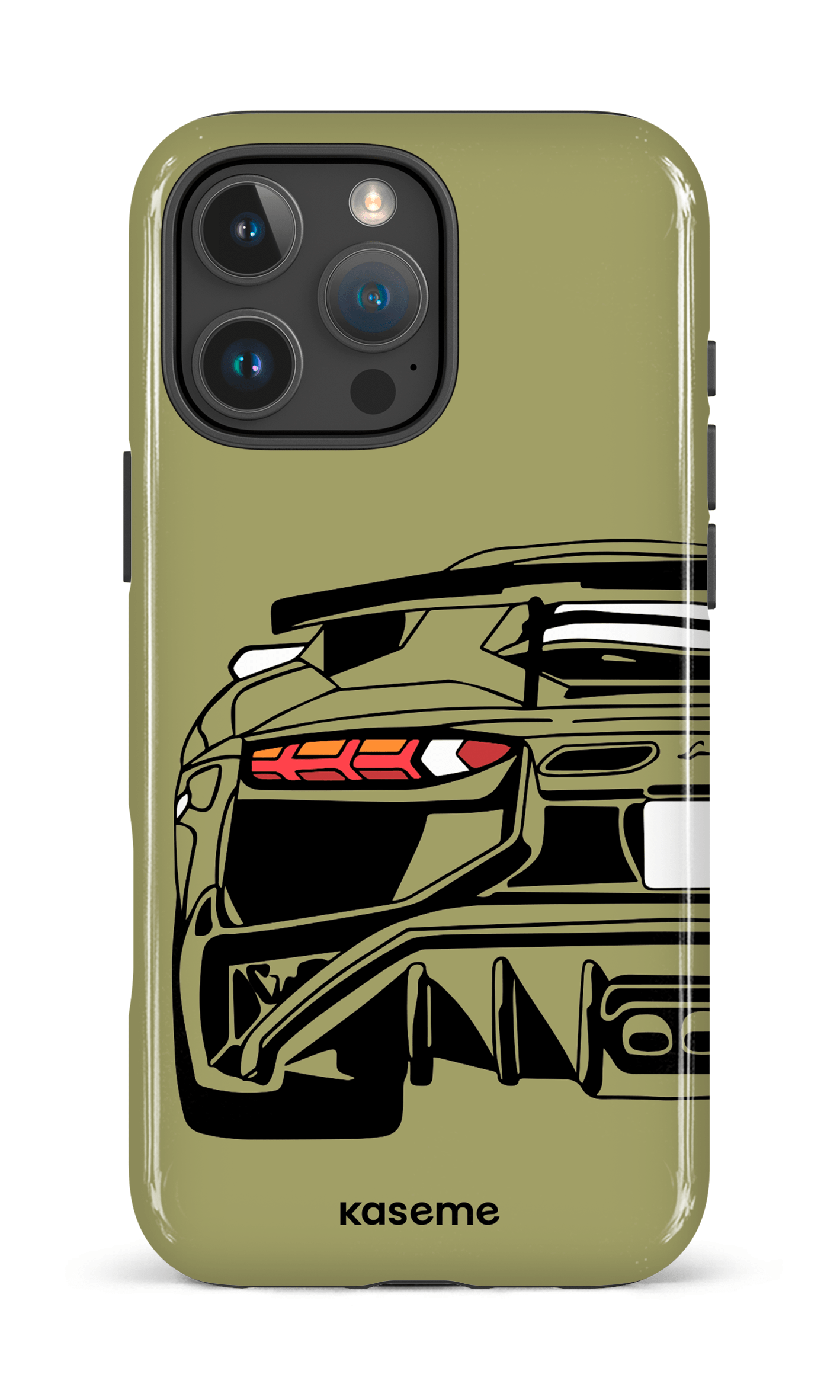iPhone 16 Pro Max Impact Case Lambo Green -