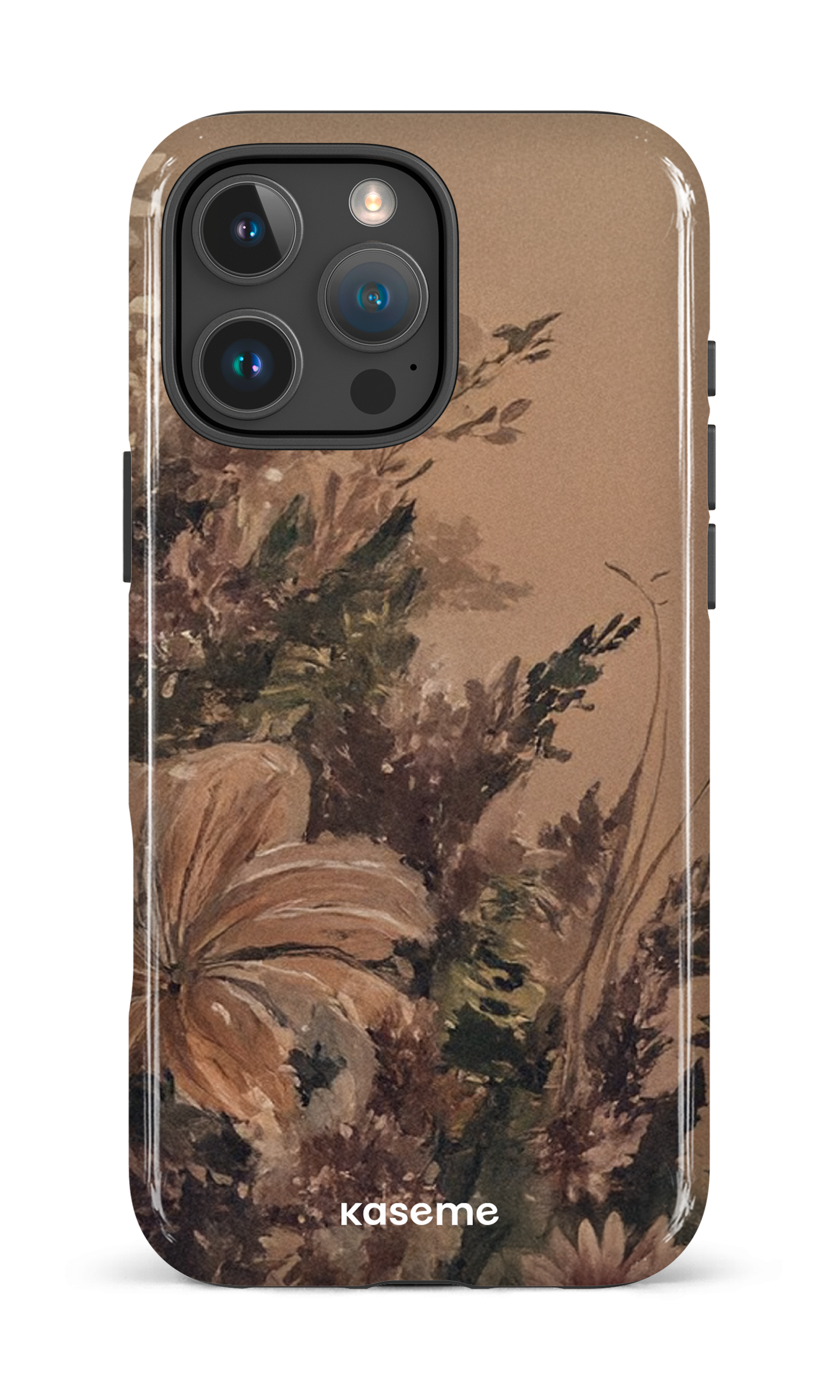 iPhone 16 Pro Max Impact Case Latte Garden -