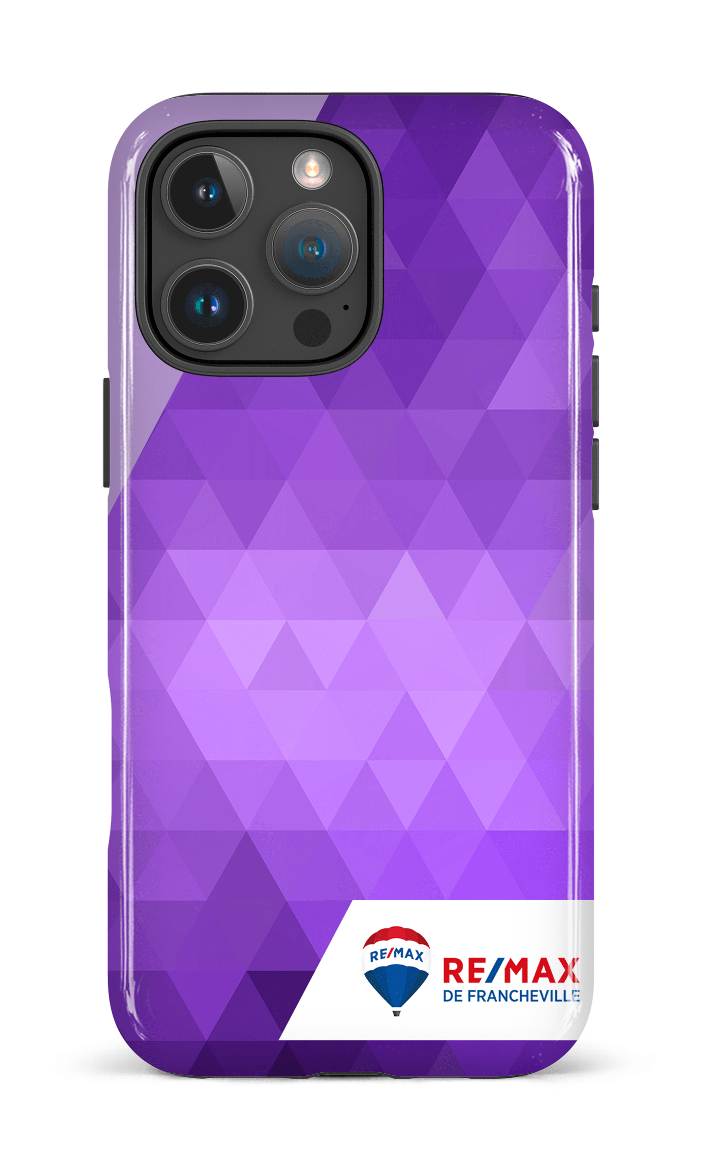 iPhone 16 Pro Max Impact Case Motif Triangle de Francheville -