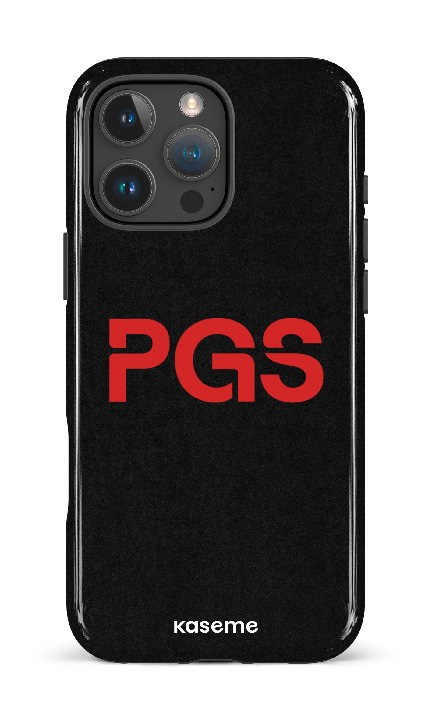 iPhone 16 Pro Max Impact Case PGS Noir&Rouge -